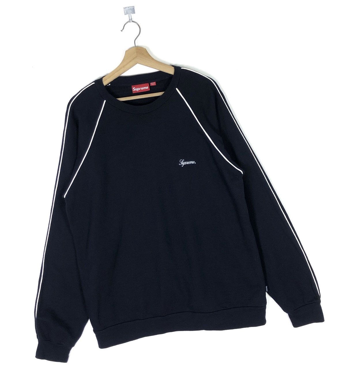 Supreme RARE🔥VINTAGE SUPREME LIGHTWEIGHT BAGGY SWEATSHIRT Size US XL / EU 56 / 4 - 3 Thumbnail