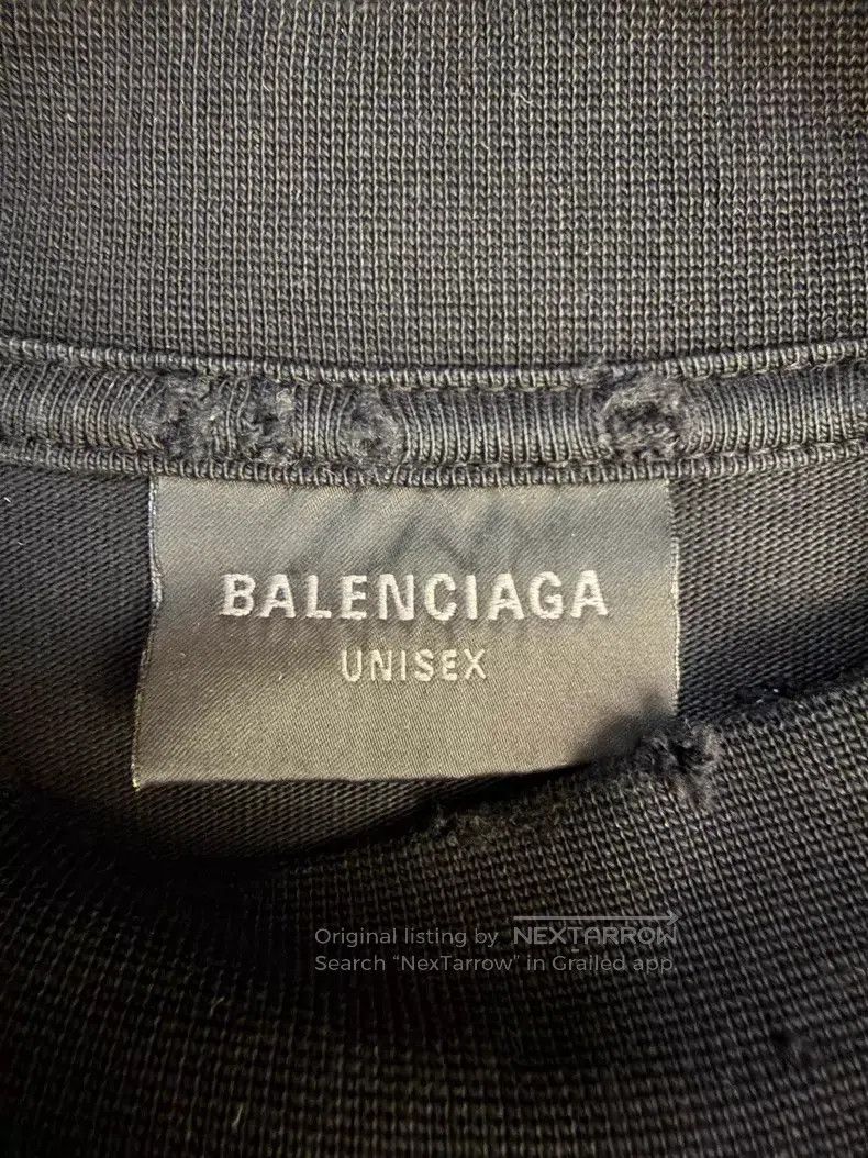 Balenciaga Balenciaga Letter Logo Pattern Printed Round Neck Loose Fi Size US XS / EU 42 / 0 - 3 Thumbnail