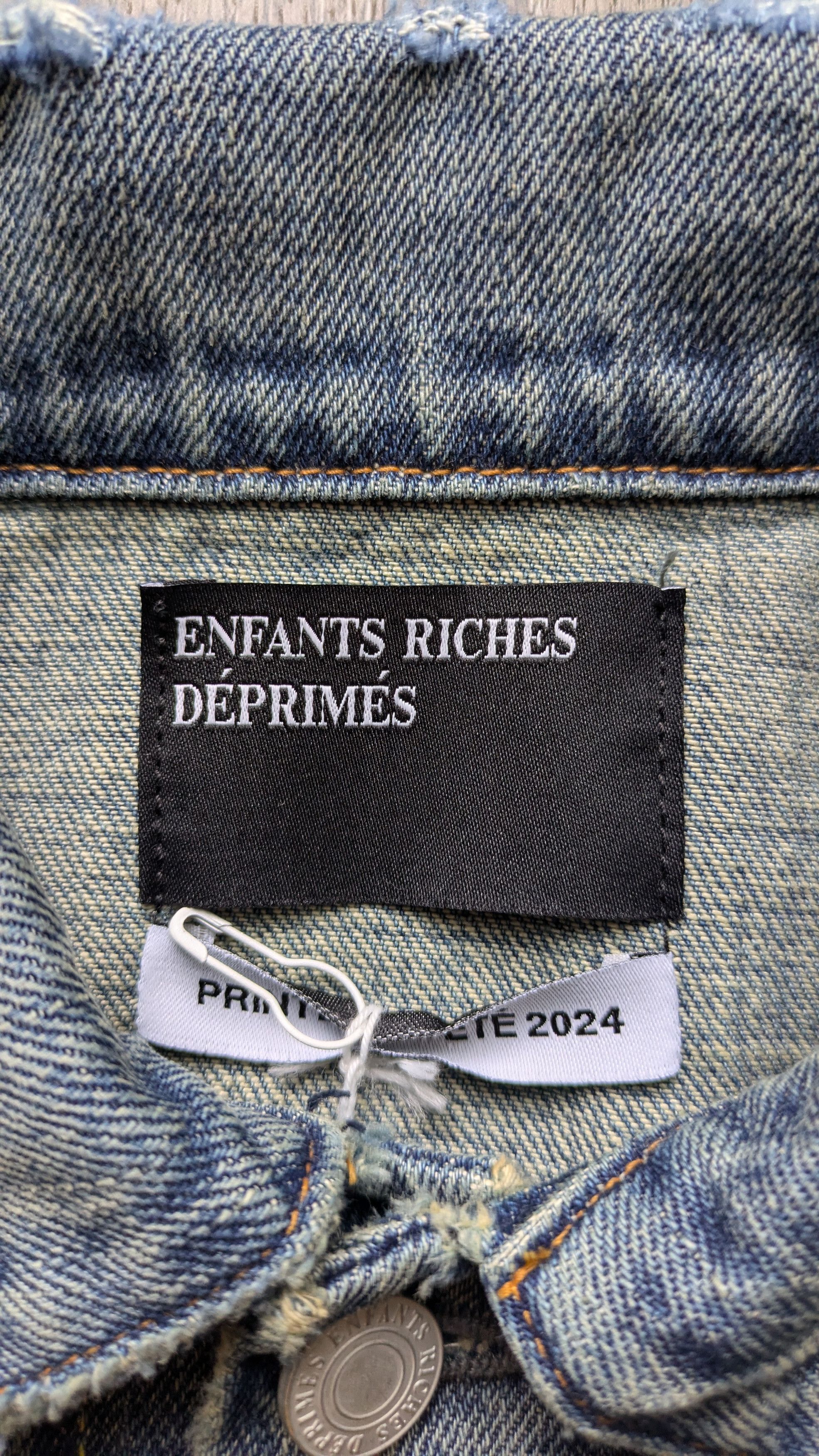 Enfants Riches Deprimes SS24 "Type Deux" Denim Jacket Size US M / EU 48-50 / 2 - 3 Thumbnail