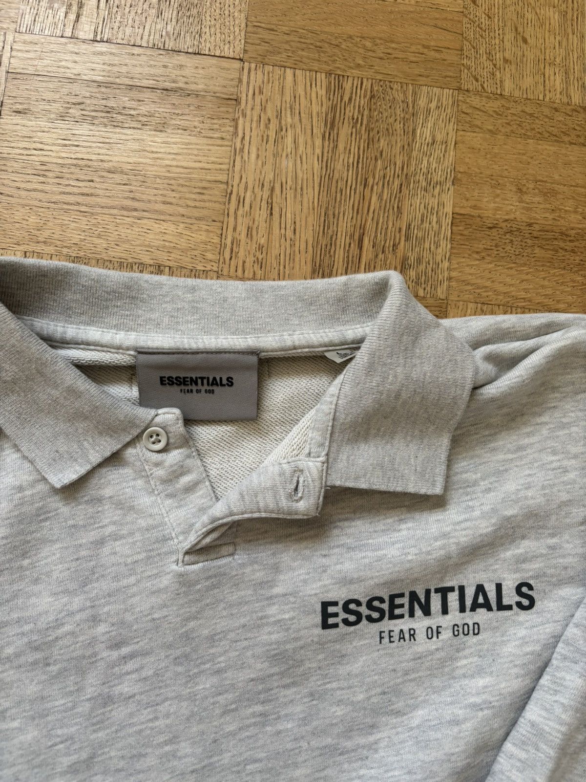 Essentials Essentials Kids Off-White French Sleeve Long Sleeve Polo Size XS / US 0-2 / IT 36-38 - 2 Thumbnail