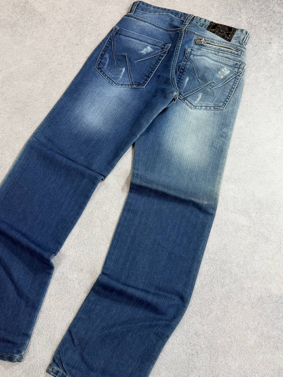 Hedi Slimane 00s Hedi Slimane Dior Style Archive Baggy Y2K Denim jeans Size US 31 - 10 Thumbnail