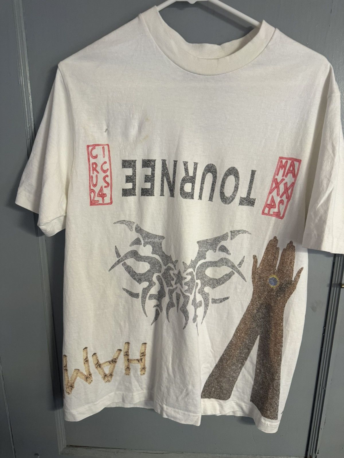 Travis Scott Travis Scott Utopia GERMANY Maximus 2024 Euro Tour Tee Size US M / EU 48-50 / 2 - 1 Thumbnail