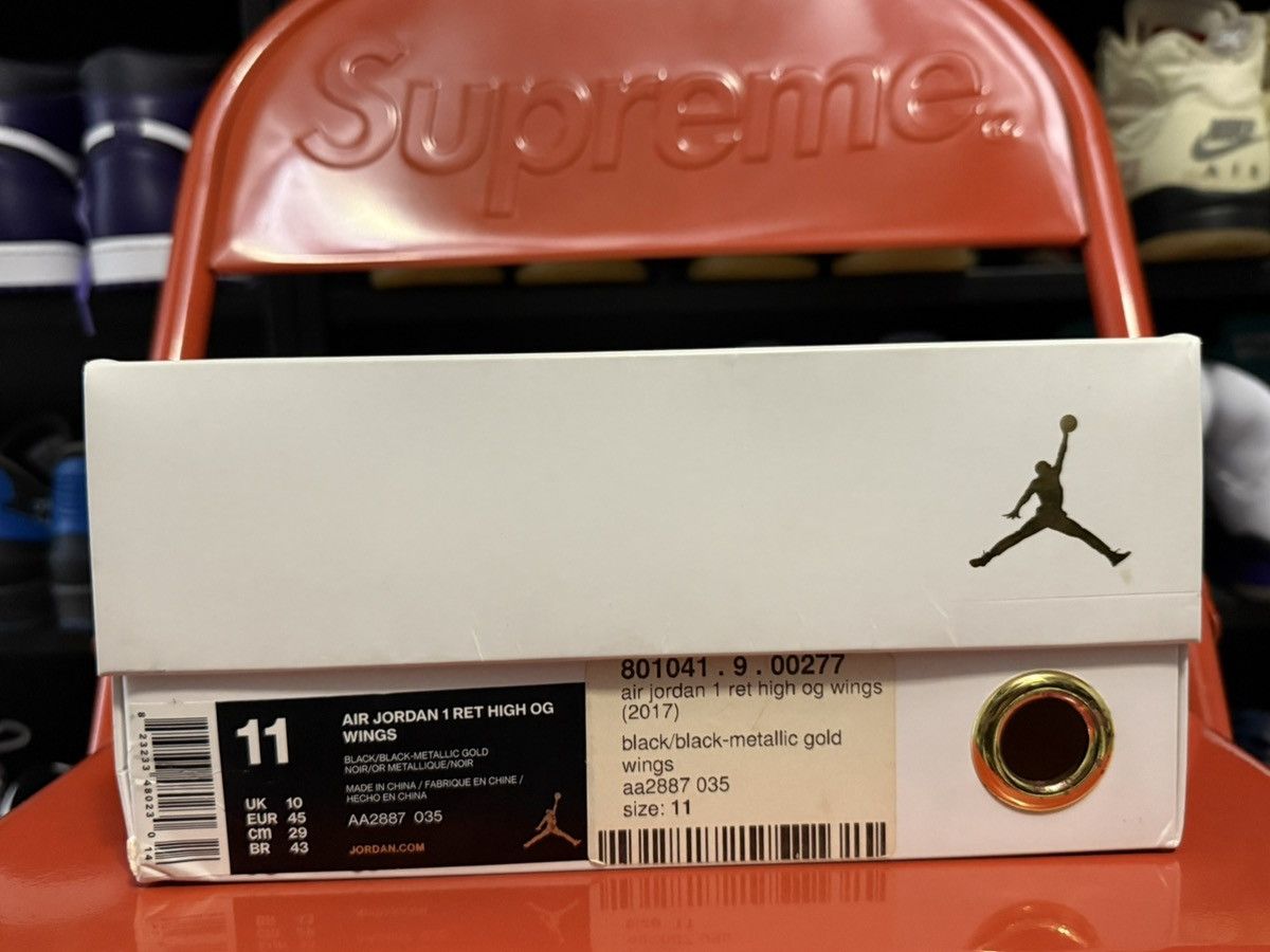 Jordan Brand Air Jordan 1 Retro High OG ‘Wings’ Size US 11 / EU 44 - 9 Thumbnail