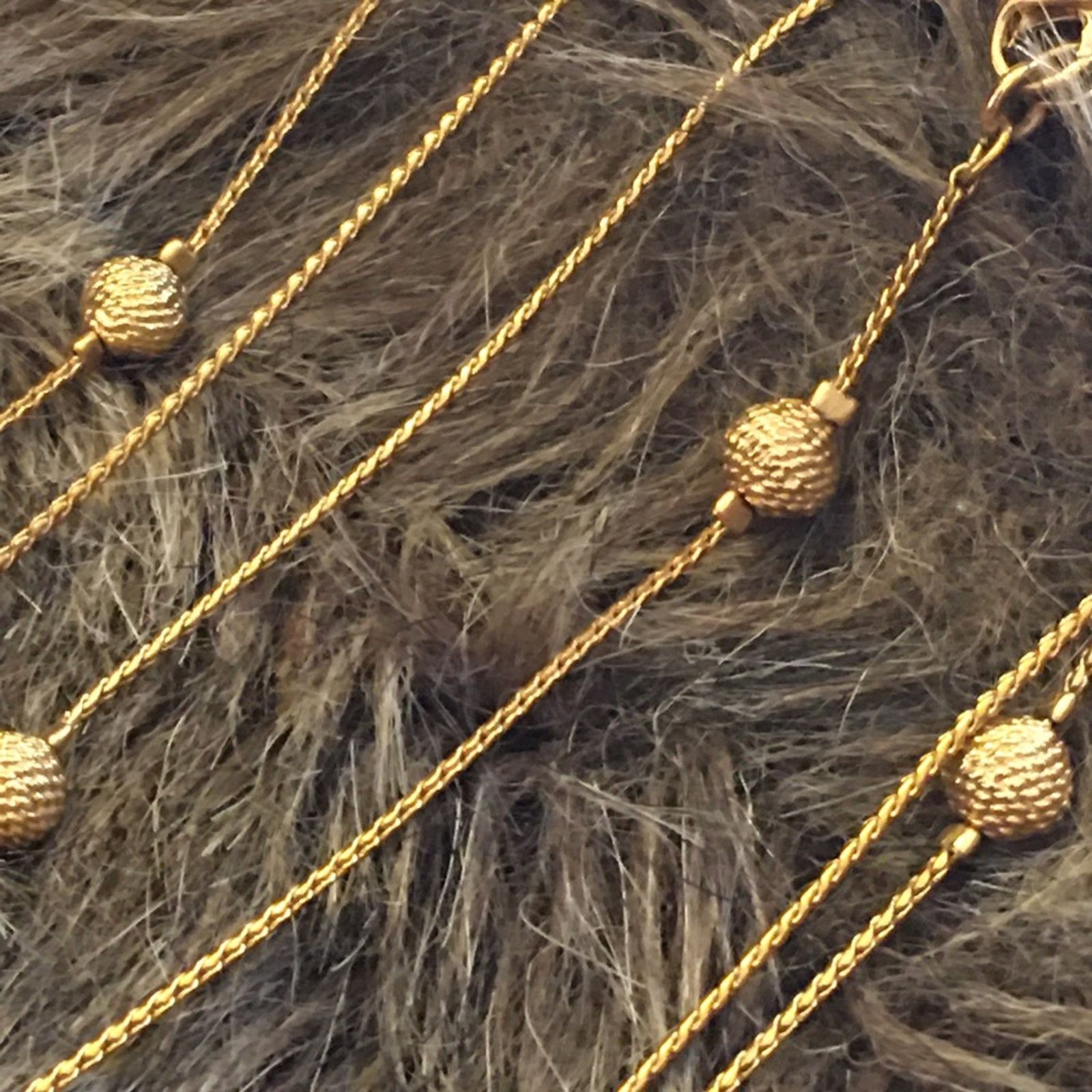 Jewelry Vintage Joan Rivers gold tone ball chain necklace Size ONE SIZE - 9 Thumbnail