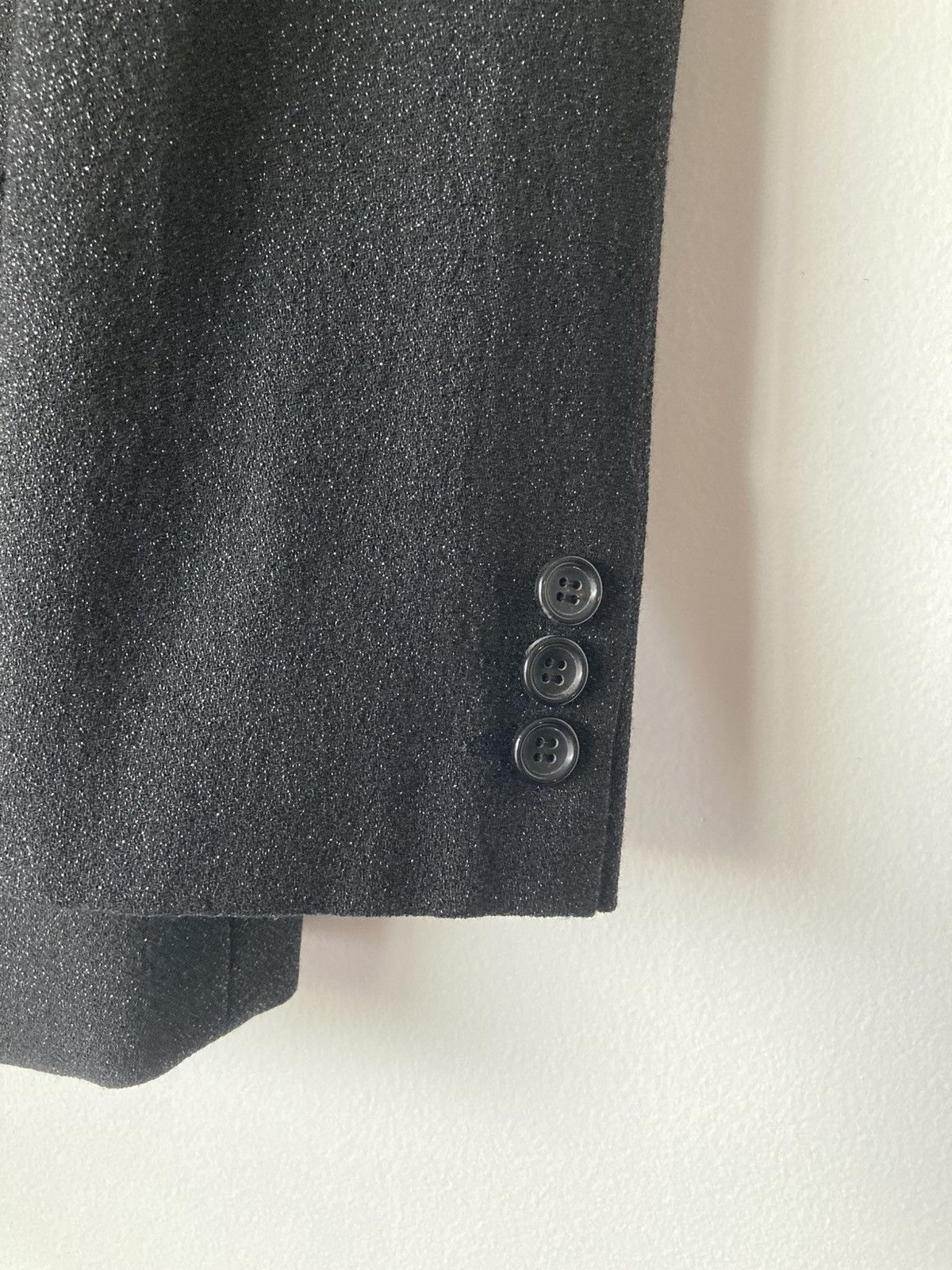 Comme des Garcons Homme Plus Textured Finish Peak Lapels Blazer Size US M / EU 48-50 / 2 - 6 Thumbnail