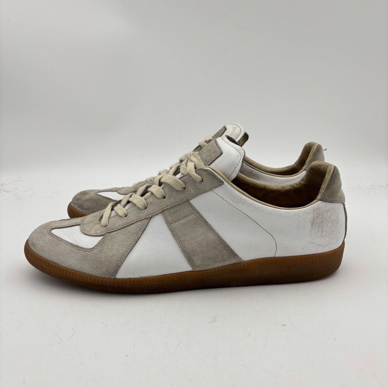 Maison Margiela Maison Margiela Low GAT Khaki Shoes Sneakers Men's 47 US 14 Size US 14 / EU 47 - 5 Thumbnail