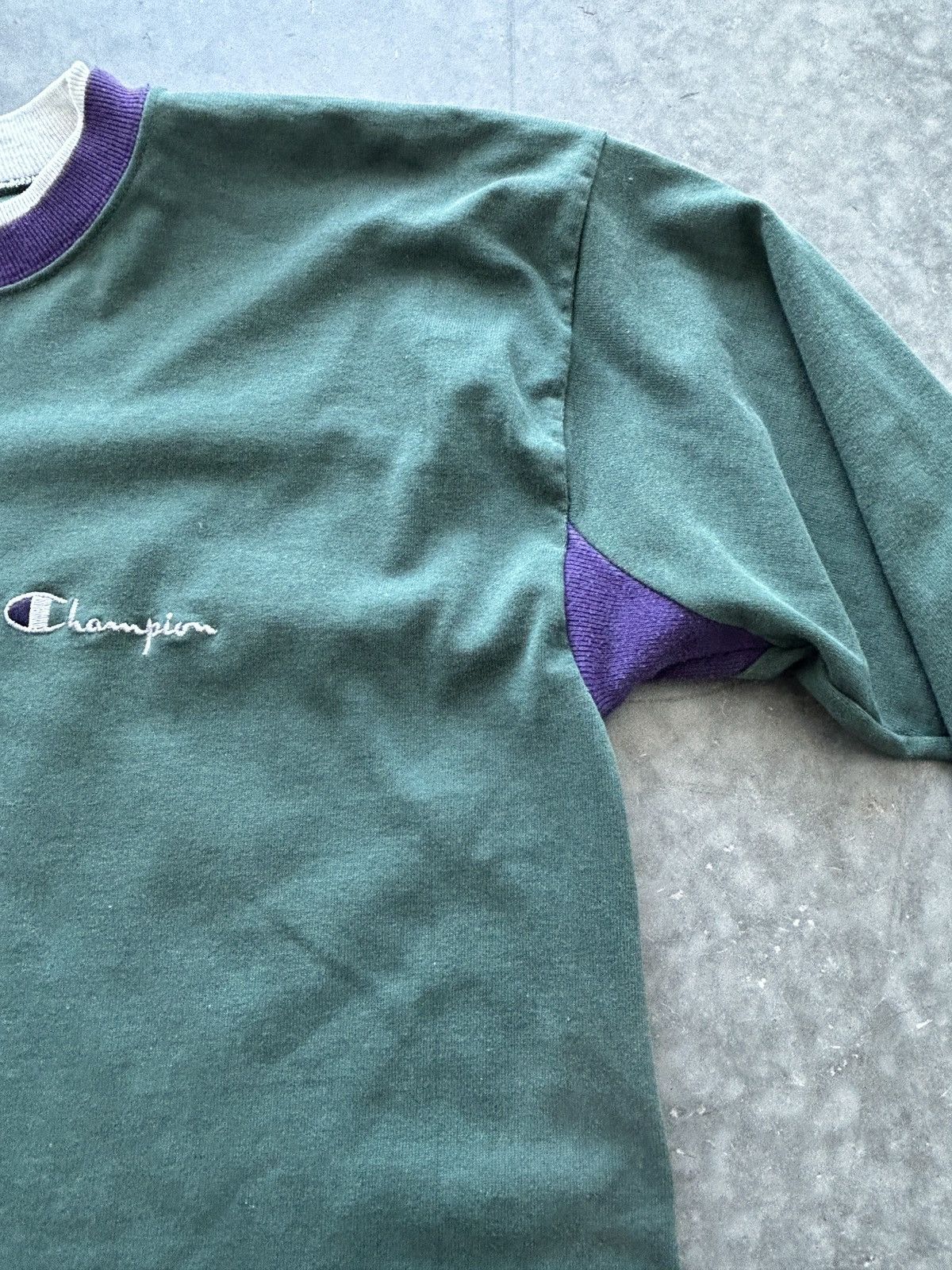 Champion Vintage 90s Champion Script Logo Sweatshirt Size US L / EU 52-54 / 3 - 7 Thumbnail