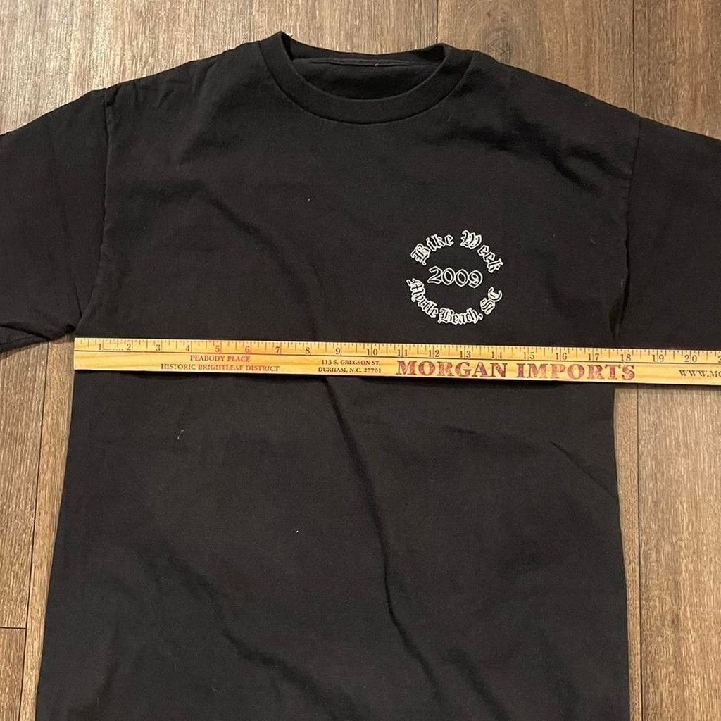The Unbranded Brand 2009 Myrtle beach skull tee(backside shown first) size S/M Size US S / EU 44-46 / 1 - 3 Thumbnail