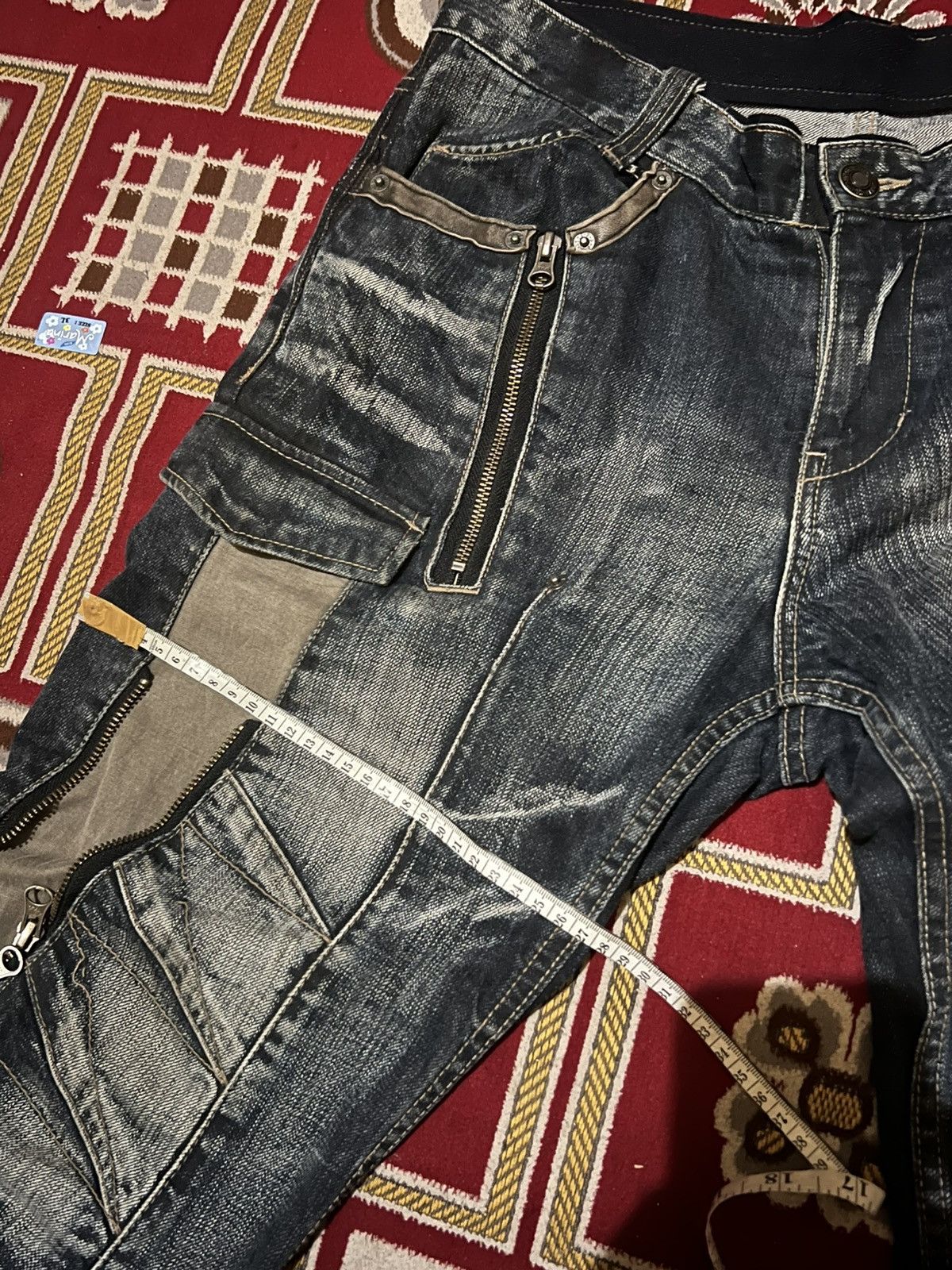 PPFM PPFM Multi Zip Denim Size US 33 - 6 Thumbnail