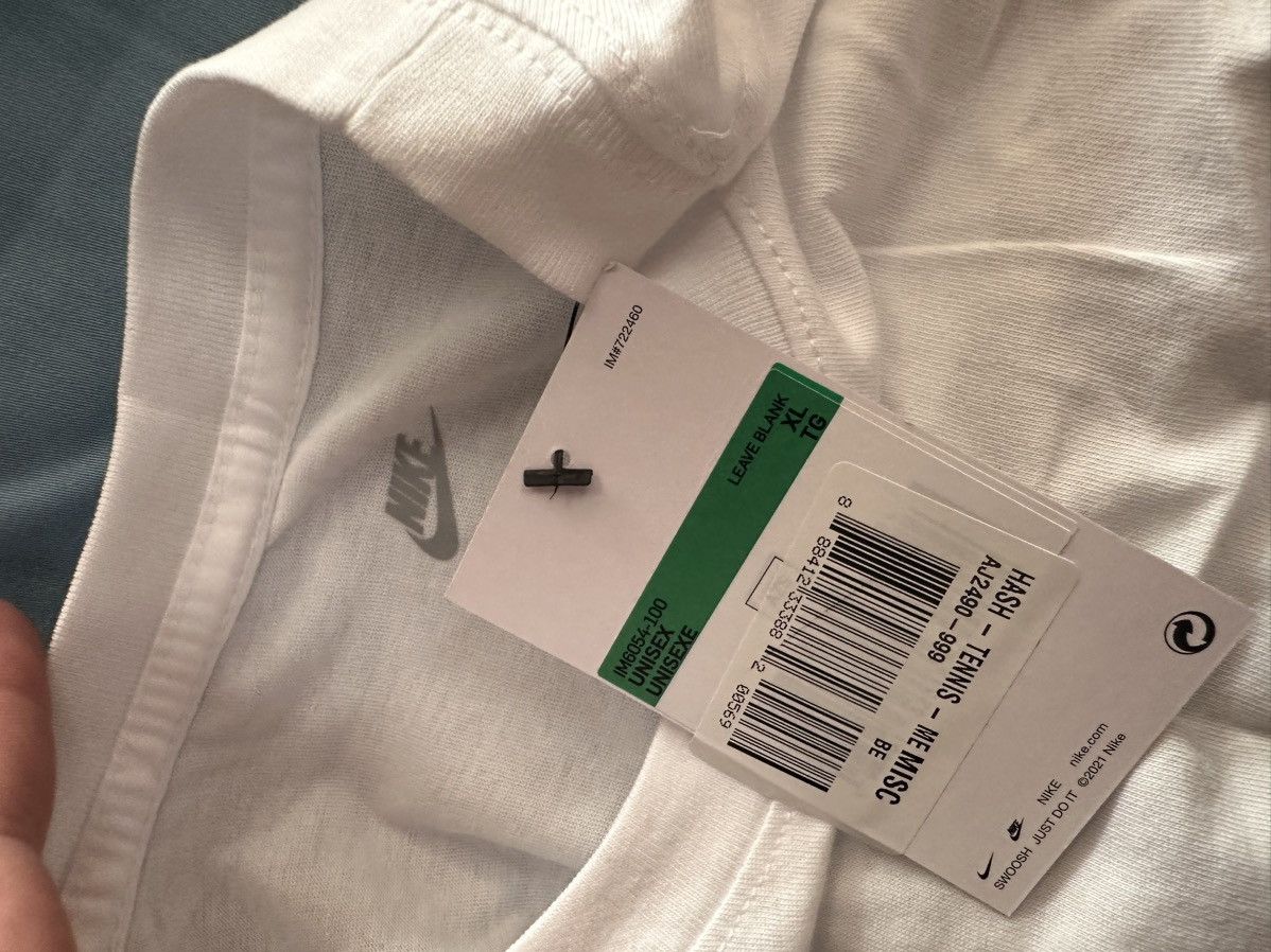 Nike Nike x Rafael Nadal tennis tee jersey white logo rare,XL Size US XL / EU 56 / 4 - 5 Thumbnail