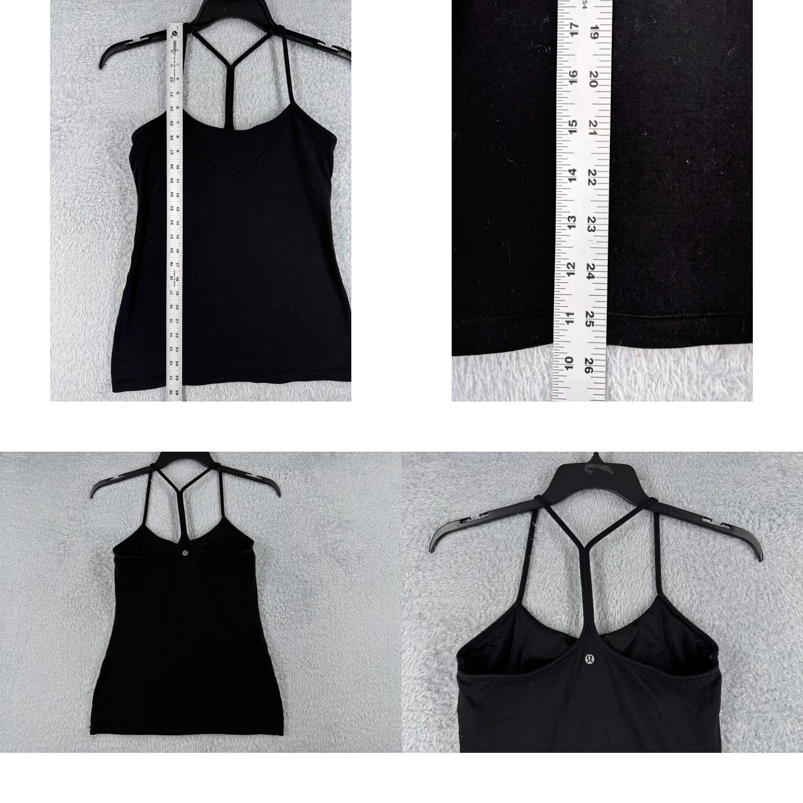 Lululemon Lululemon Shirt Women 8 Black Power Pose Tank Luon Light Fabric Yoga W1AHXS Size M / US 6-8 / IT 42-44 - 8 Thumbnail