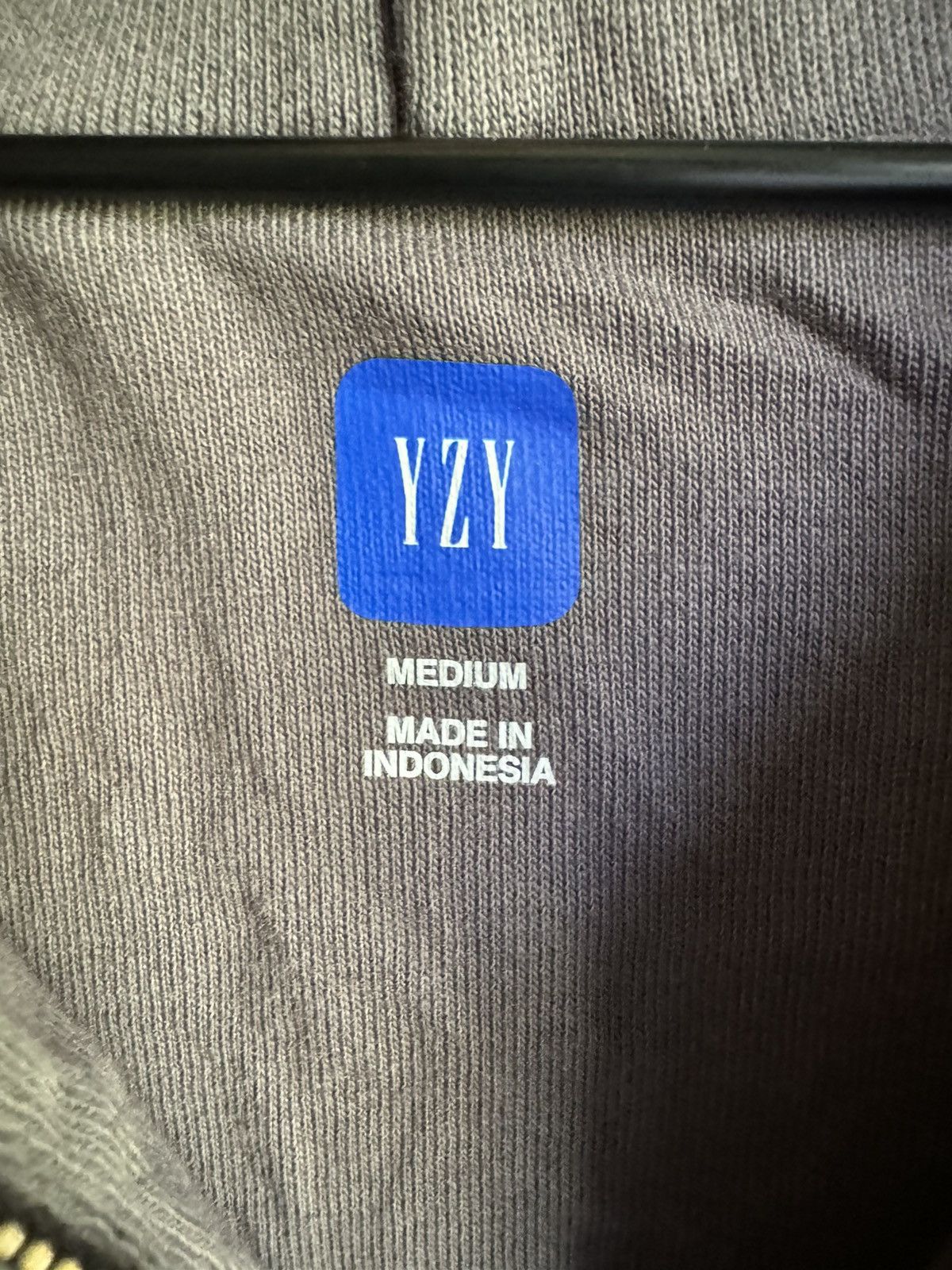 Balenciaga × Gap × Kanye West Yeezy Gap Balenciaga Zip Up Hoodie Dark Grey UNRELEASED Size US M / EU 48-50 / 2 - 4 Thumbnail