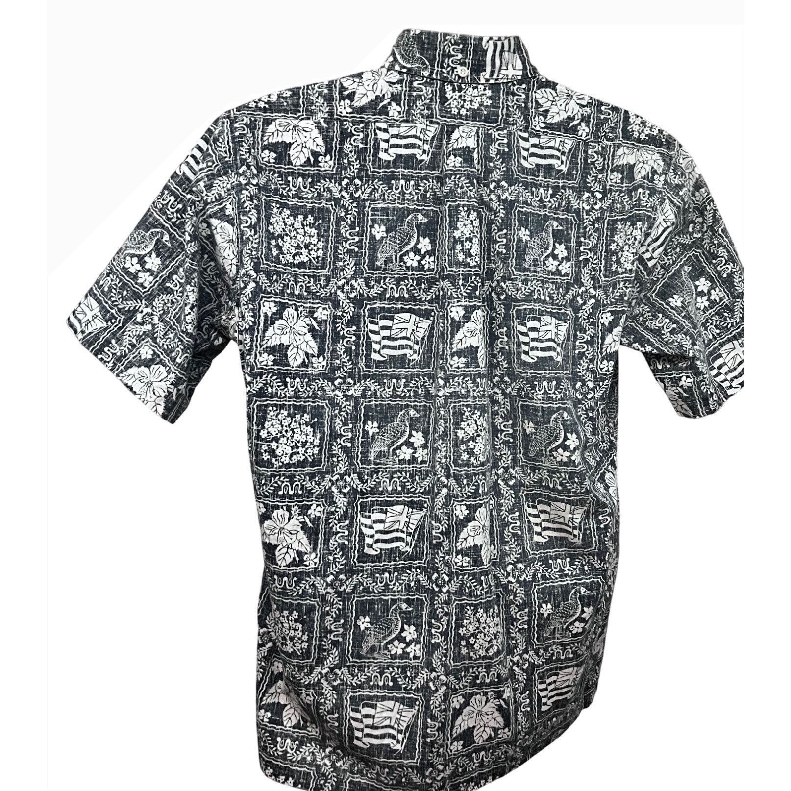 Reyn Spooner Reyn Spooner Vintage Reverse Print Blue Pullover Hawaiian Sh Size US M / EU 48-50 / 2 - 2 Thumbnail