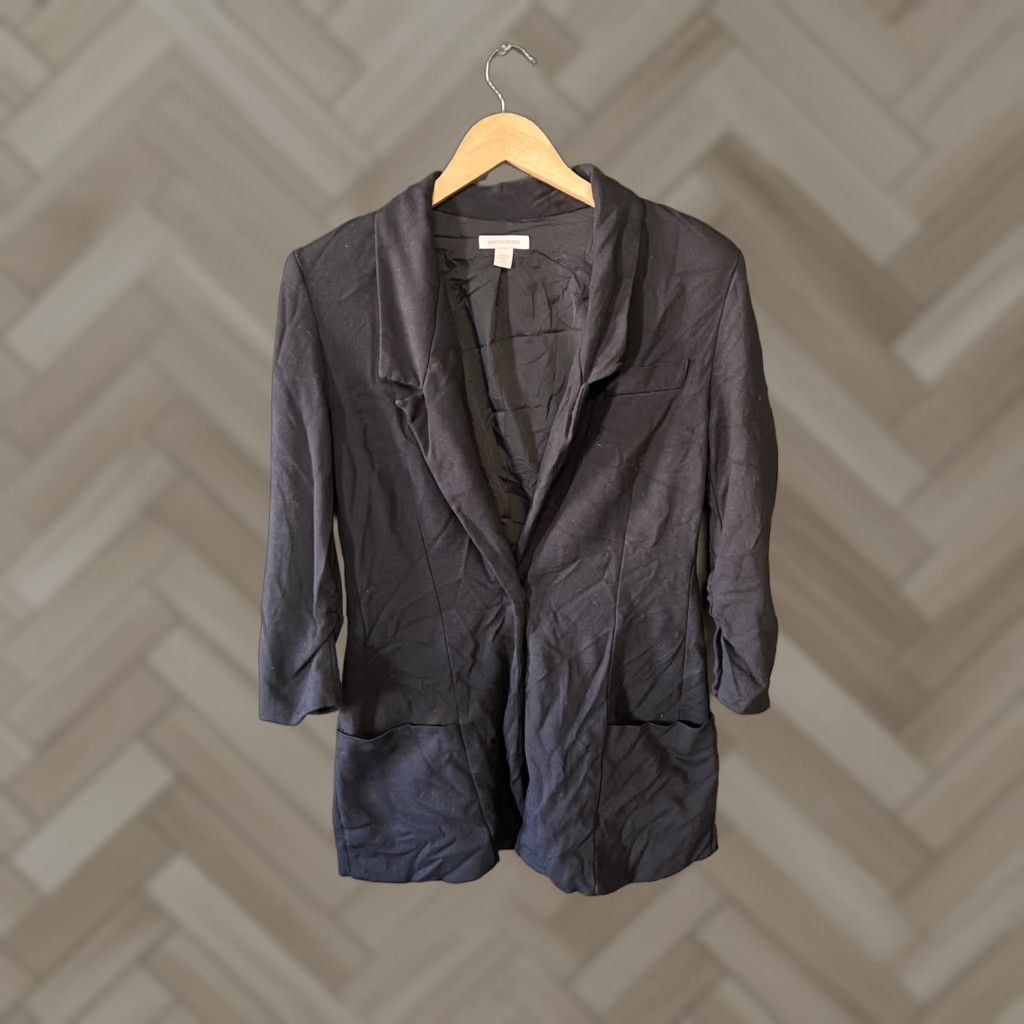 Boston Proper Boston Proper Blazer Womens Jacket 6 Black Size M / US 6-8 / IT 42-44 - 1 Thumbnail