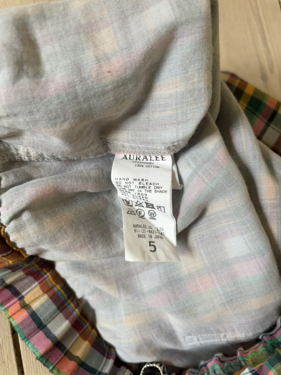 Auralee Auralee gingham shorts size 5 Size US 34 / EU 50 - 3 Thumbnail