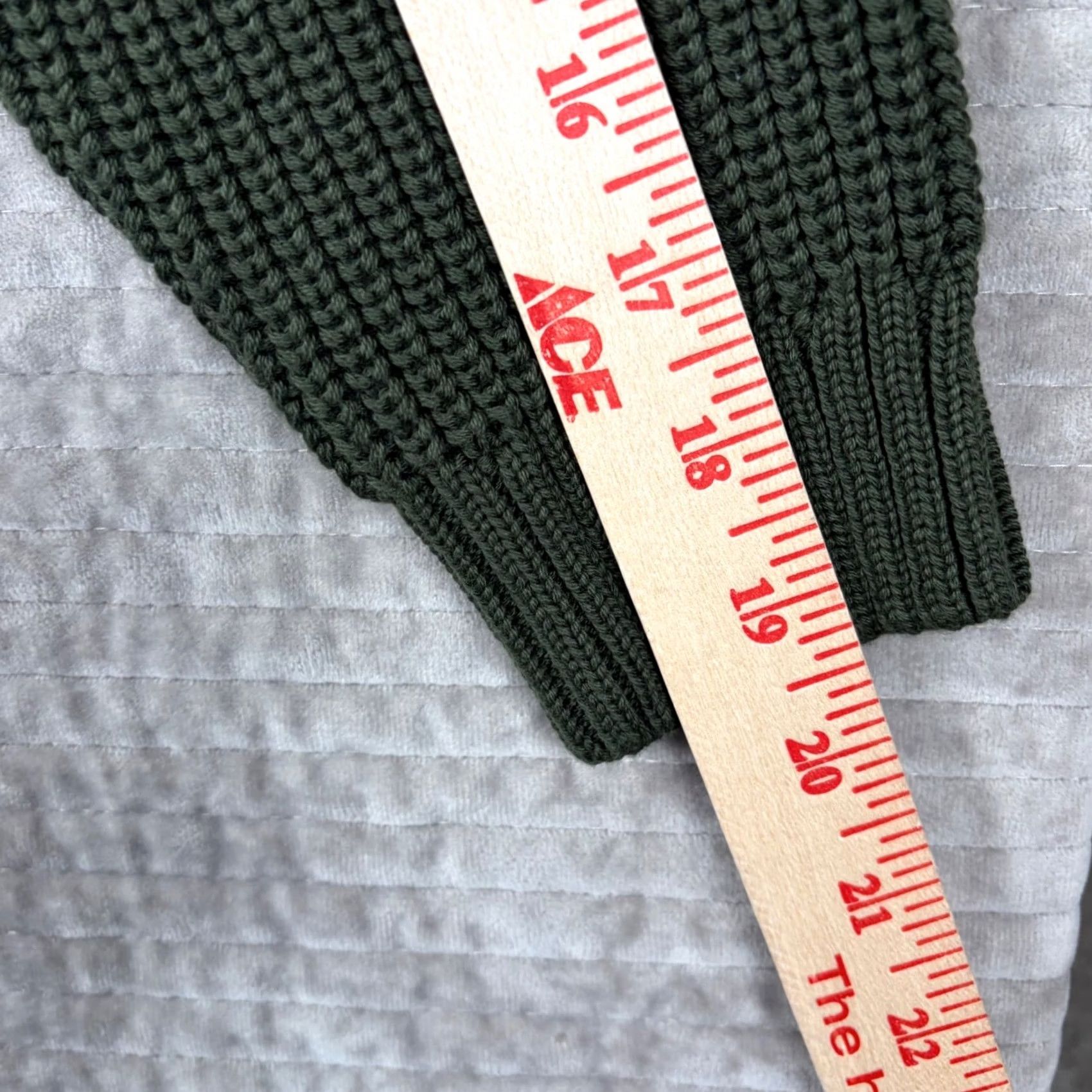 CO Yellow Label Co Crewneck Sweater Mens Olive Green Cotton Shaker Stitch Small Size US S / EU 44-46 / 1 - 6 Thumbnail