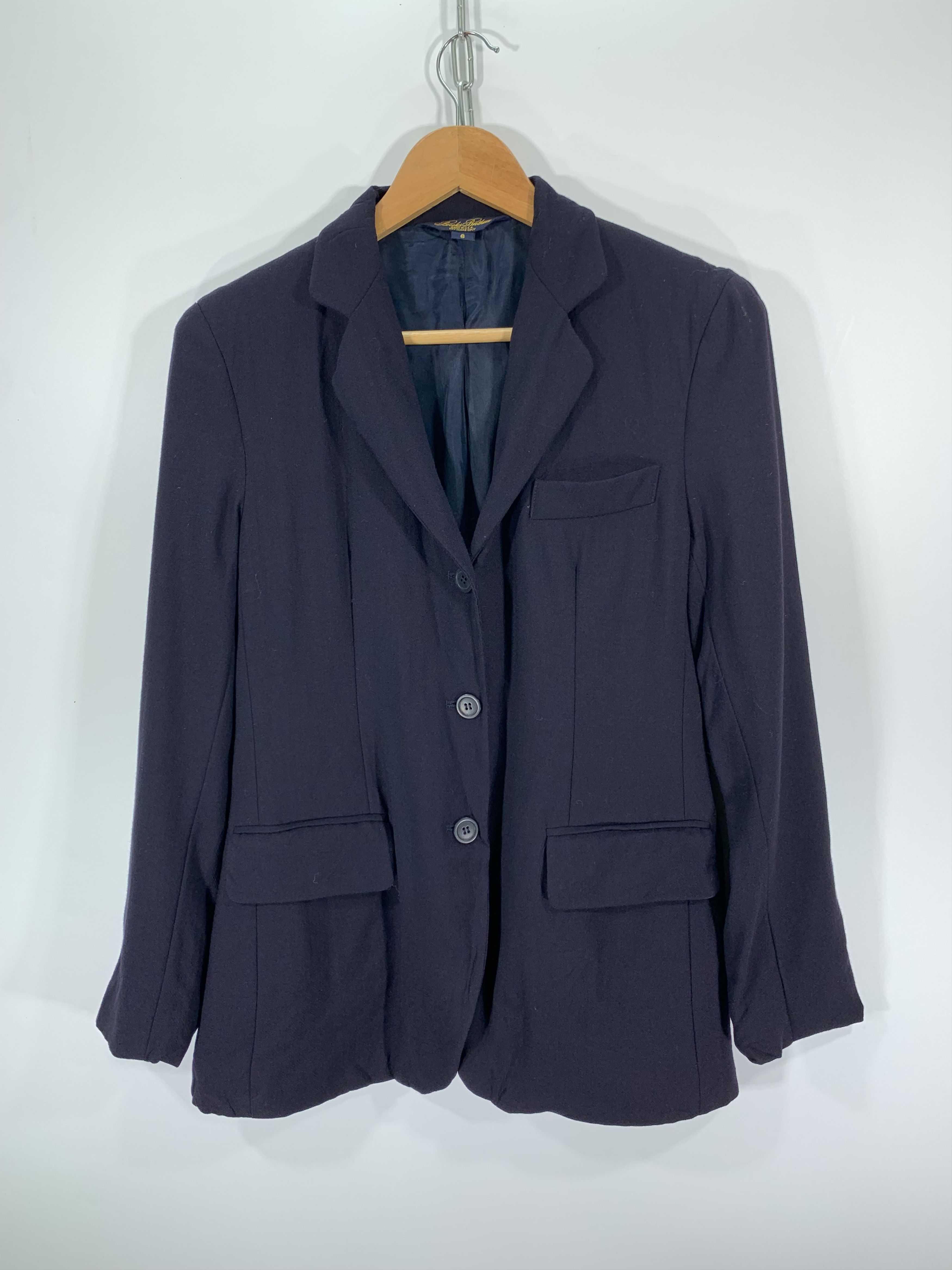 image of Brooks Brothers Blazer in Blue, Women's (Size Small)