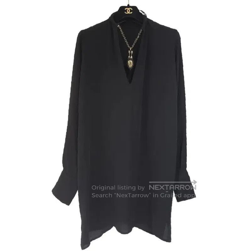 Valentino Valentino Black Silk Long Sleeve Dress . Size S / US 4 / IT 40 - 2 Thumbnail