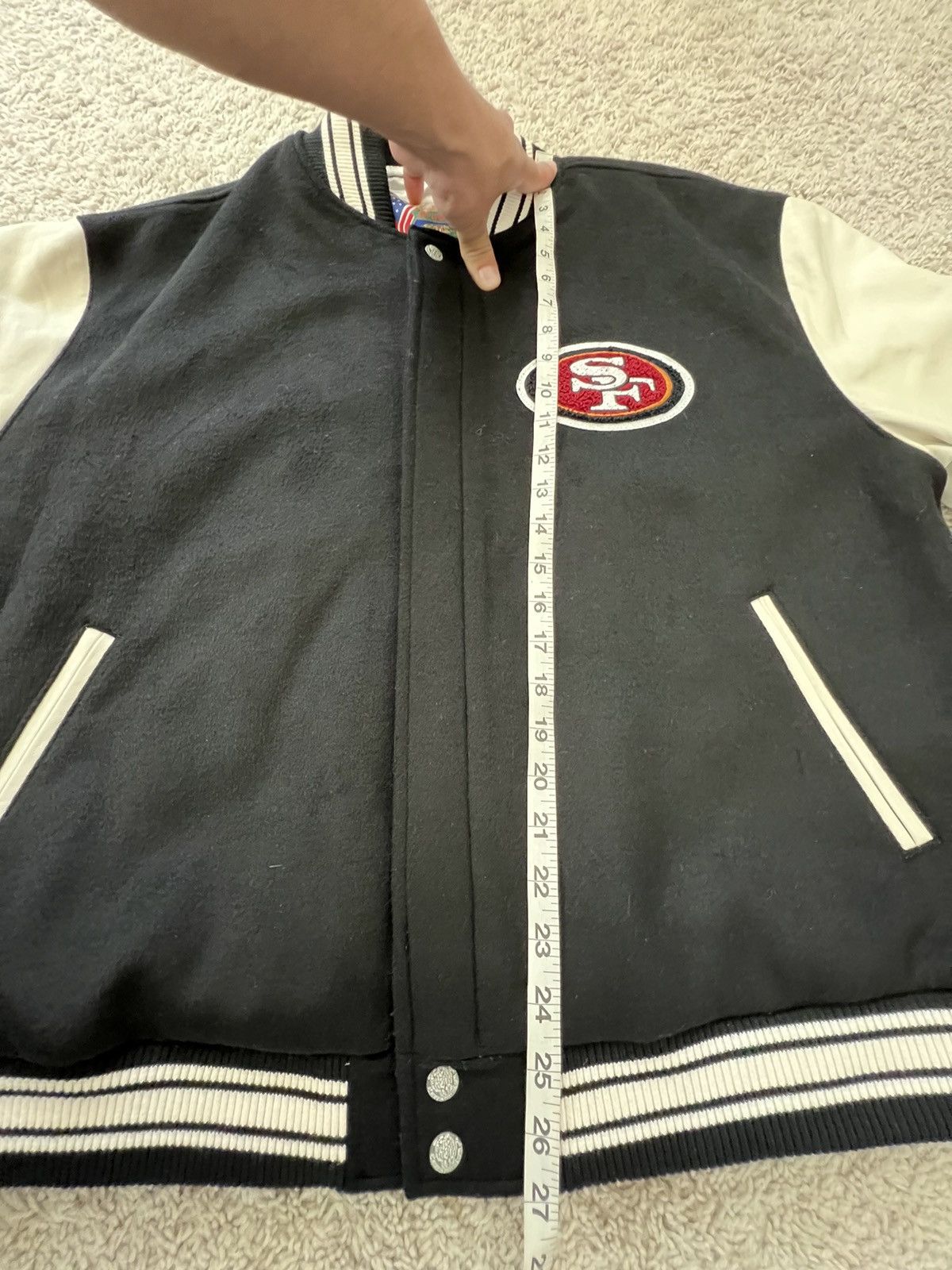 Jeff Hamilton Jeff Hamilton SanFrancisco 49ers Limited Wool Leather Jacket Size US M / EU 48-50 / 2 - 9 Thumbnail