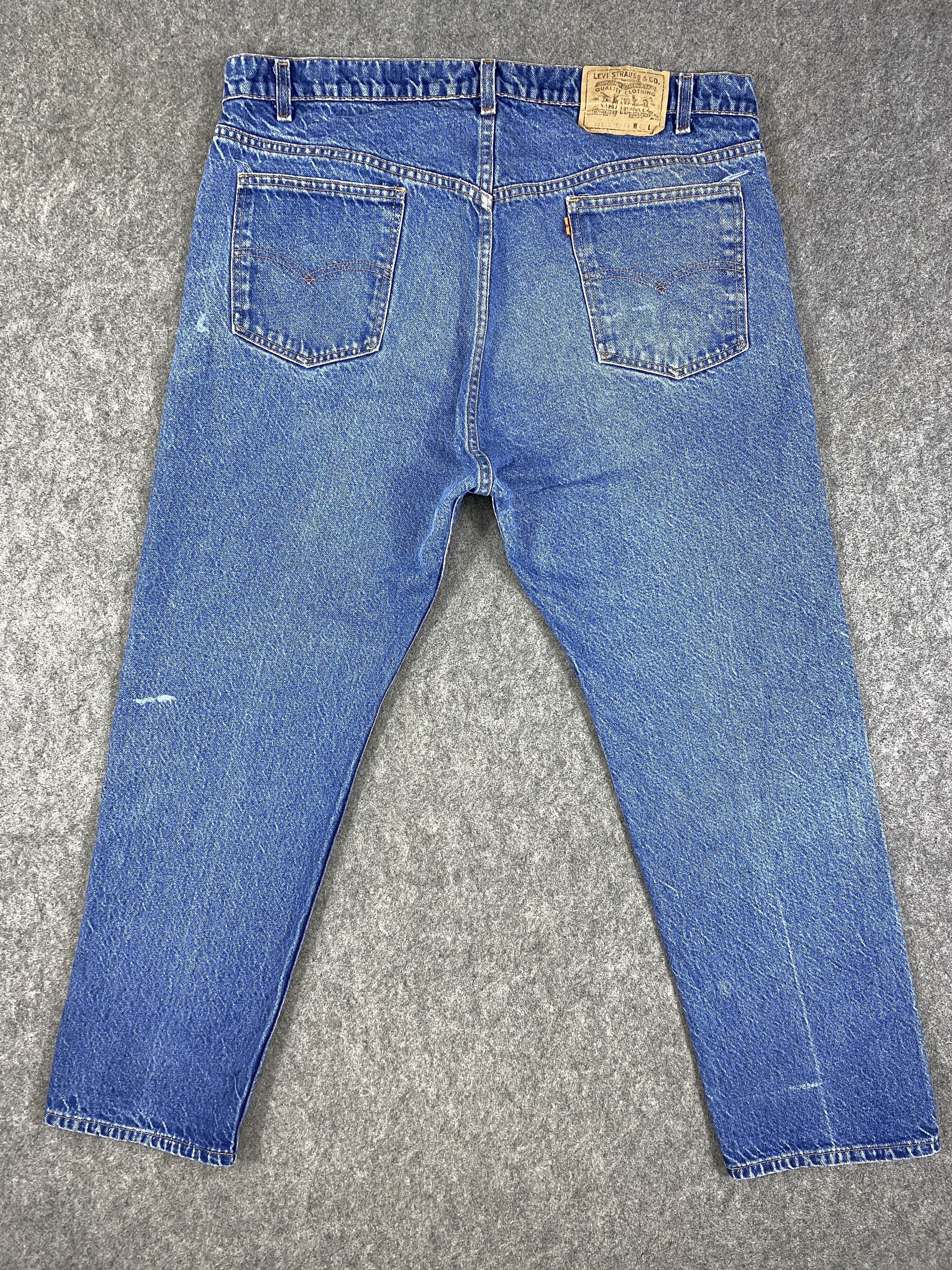 Vintage Blue Vintage Levi's Orange Tab Jeans 40x29 Denim -JN2281 Size US 40 / EU 56 - 2 Thumbnail