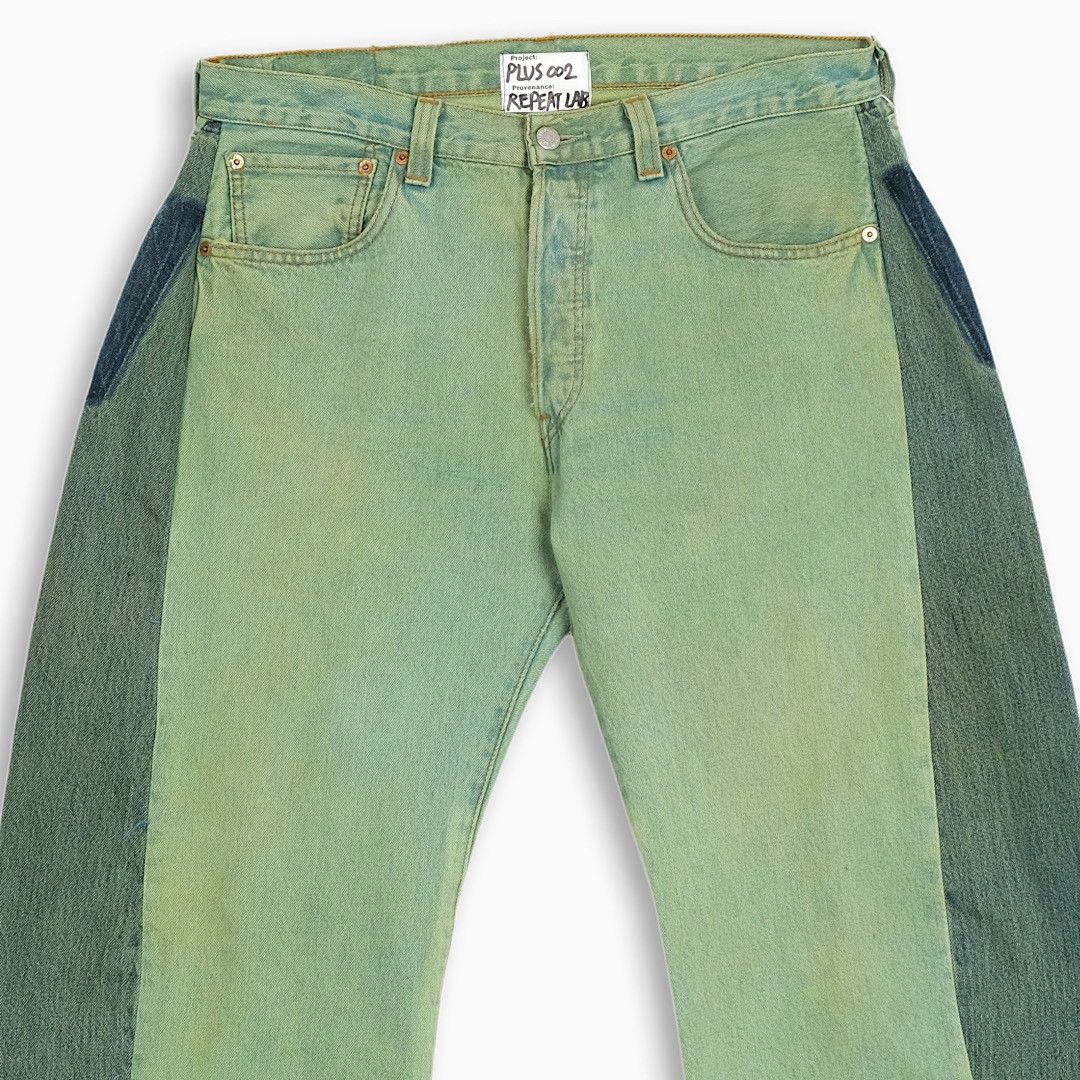 Japanese Brand × Levi's × Vintage REPEAT PLUS 002 Dirty Green 34 size (RP002G3401) Size US 34 / EU 50 - 3 Thumbnail