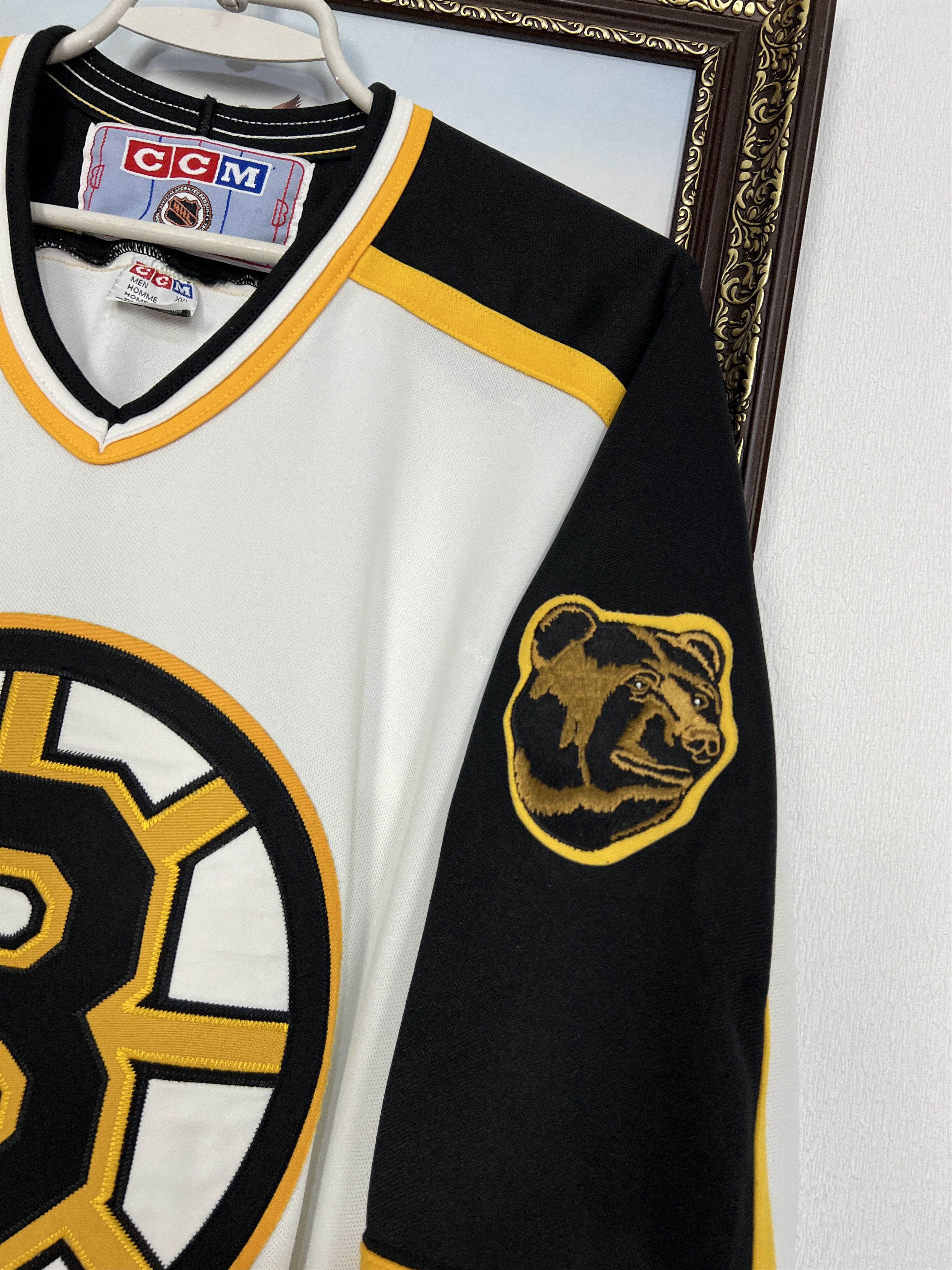 Ccm CCM Boston Bruins Vintage Ice Hockey Jersey Trikot Rare Size US XXL / EU 58 / 5 - 5 Thumbnail
