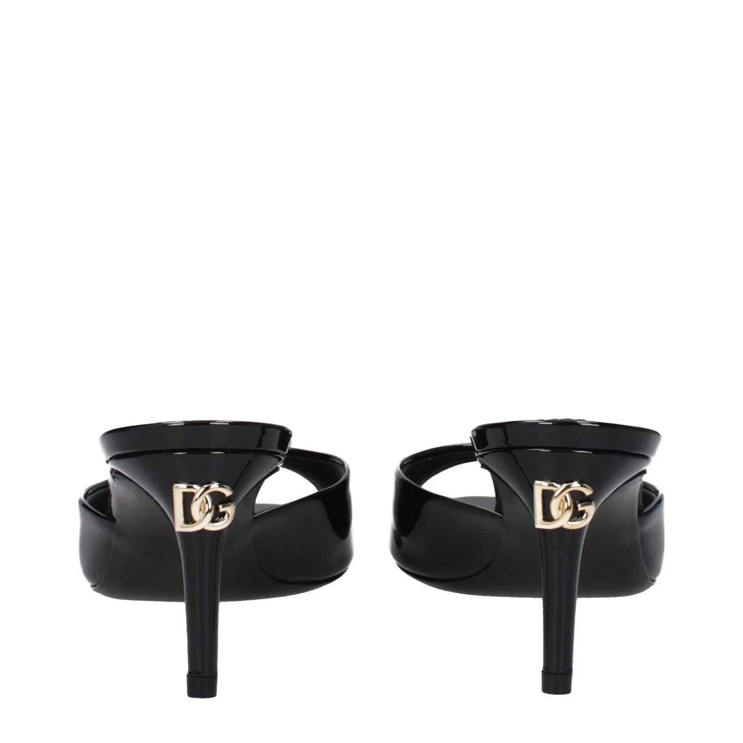 Dolce & Gabbana ob1o1e1124 Patent Leather Sandals in Black Size US 6 / IT 36 - 5 Thumbnail