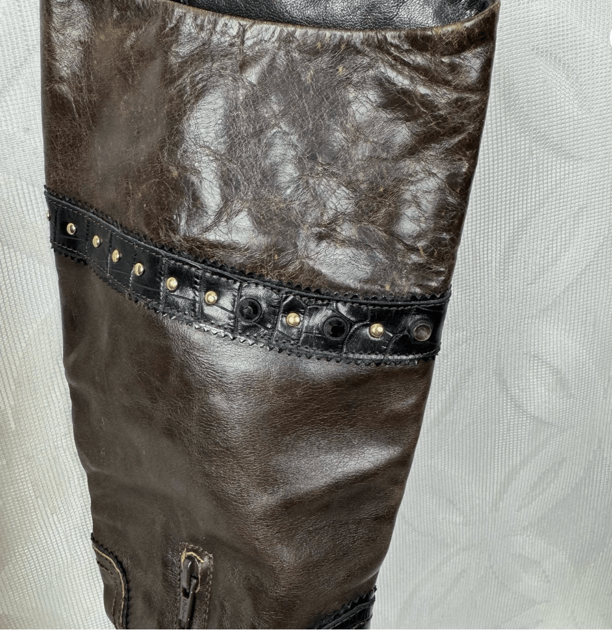 Other El Vaquero by Valerio Giuntoli Italy Western Heel Boots Size US 6 / IT 36 - 9 Thumbnail