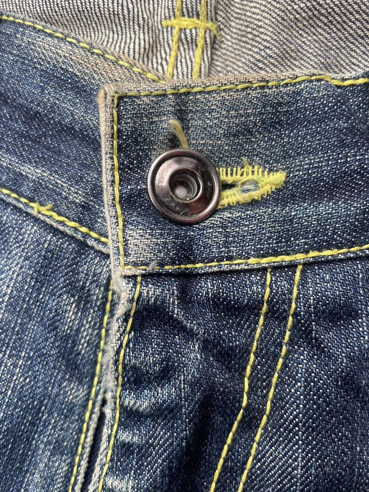 Japanese Brand Lane Kieferner Selvedge Distresed Denim Size US 32 / EU 48 - 25 Thumbnail