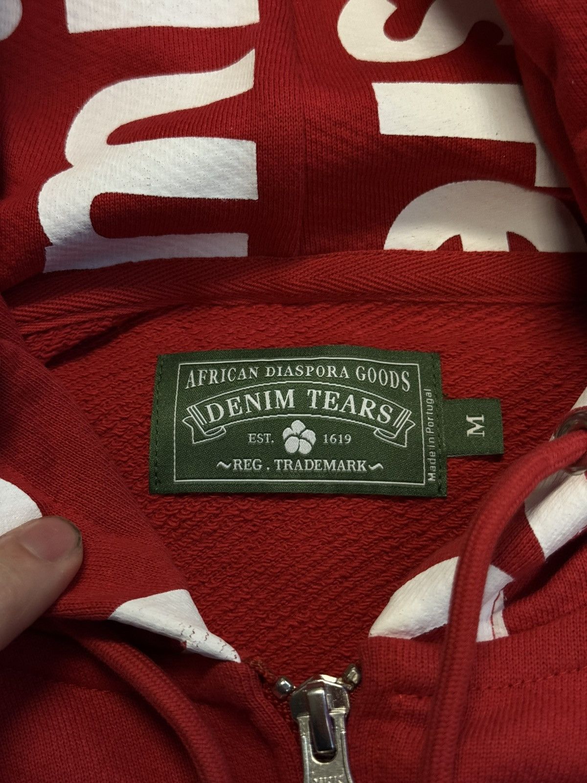 DENIM TEARS Denim Tears Systematic Racism Controls America Hoodie M Size US M / EU 48-50 / 2 - 6 Thumbnail