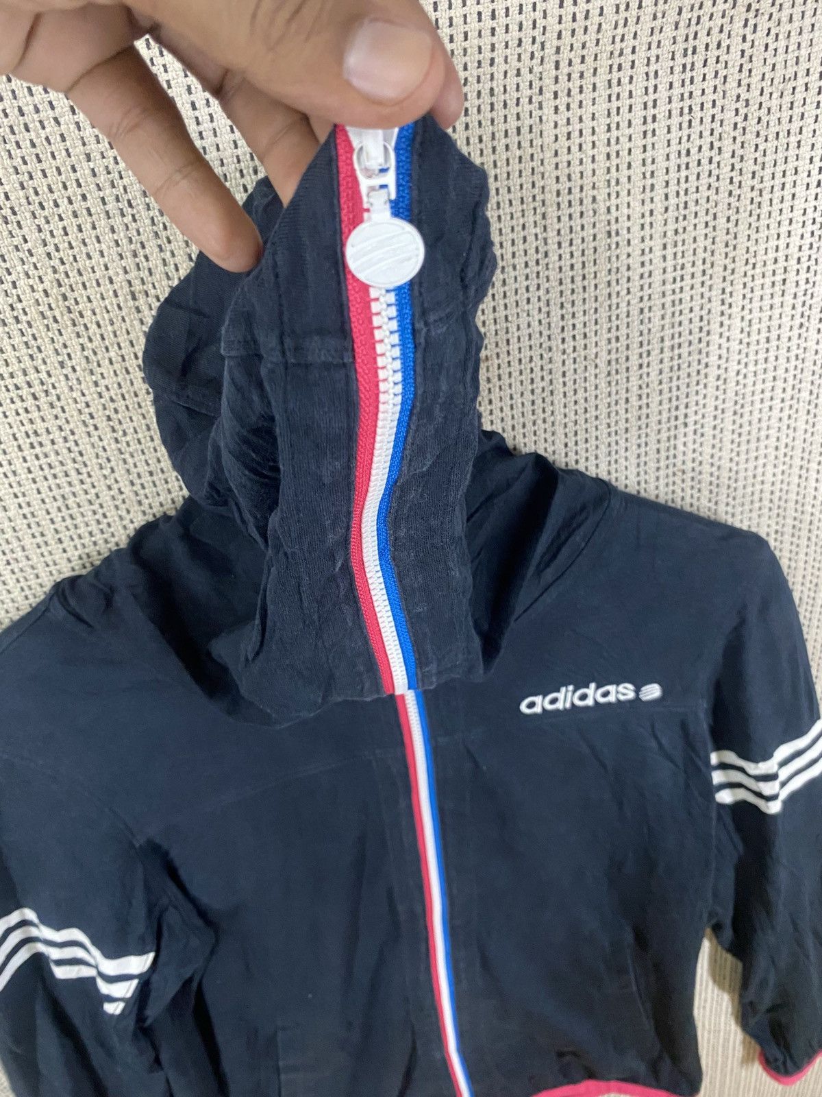 Adidas Adidas Full-Zip Hoodie – Stylish, Comfortable, and Versatile Size L / US 10 / IT 46 - 3 Thumbnail