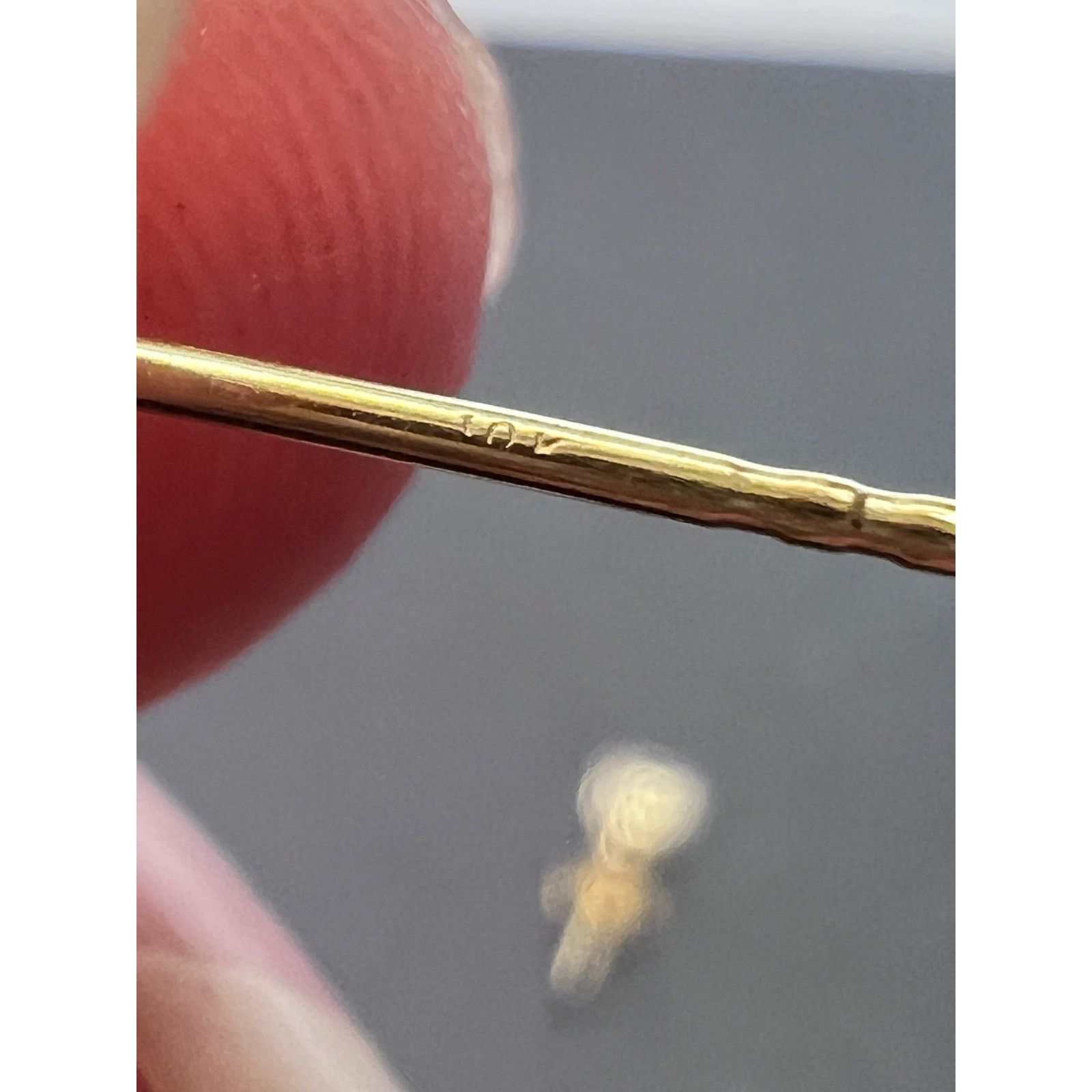 Other 10k yellow gold moissanite stud earrings Size ONE SIZE - 2 Thumbnail