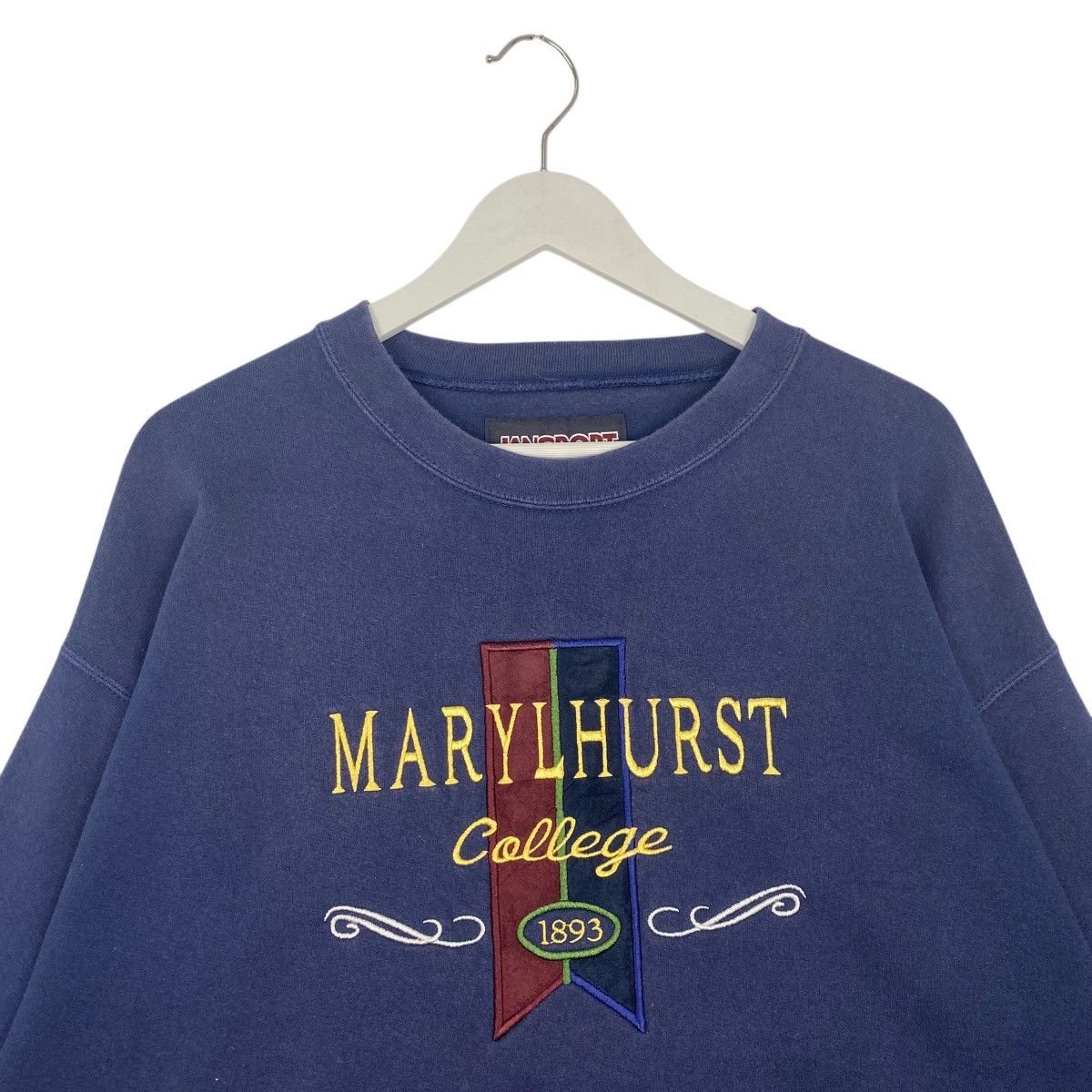 Other Vintage Jansport Crewneck Sweatshirt Big Logo Spellout Blue Size US L / EU 52-54 / 3 - 4 Thumbnail