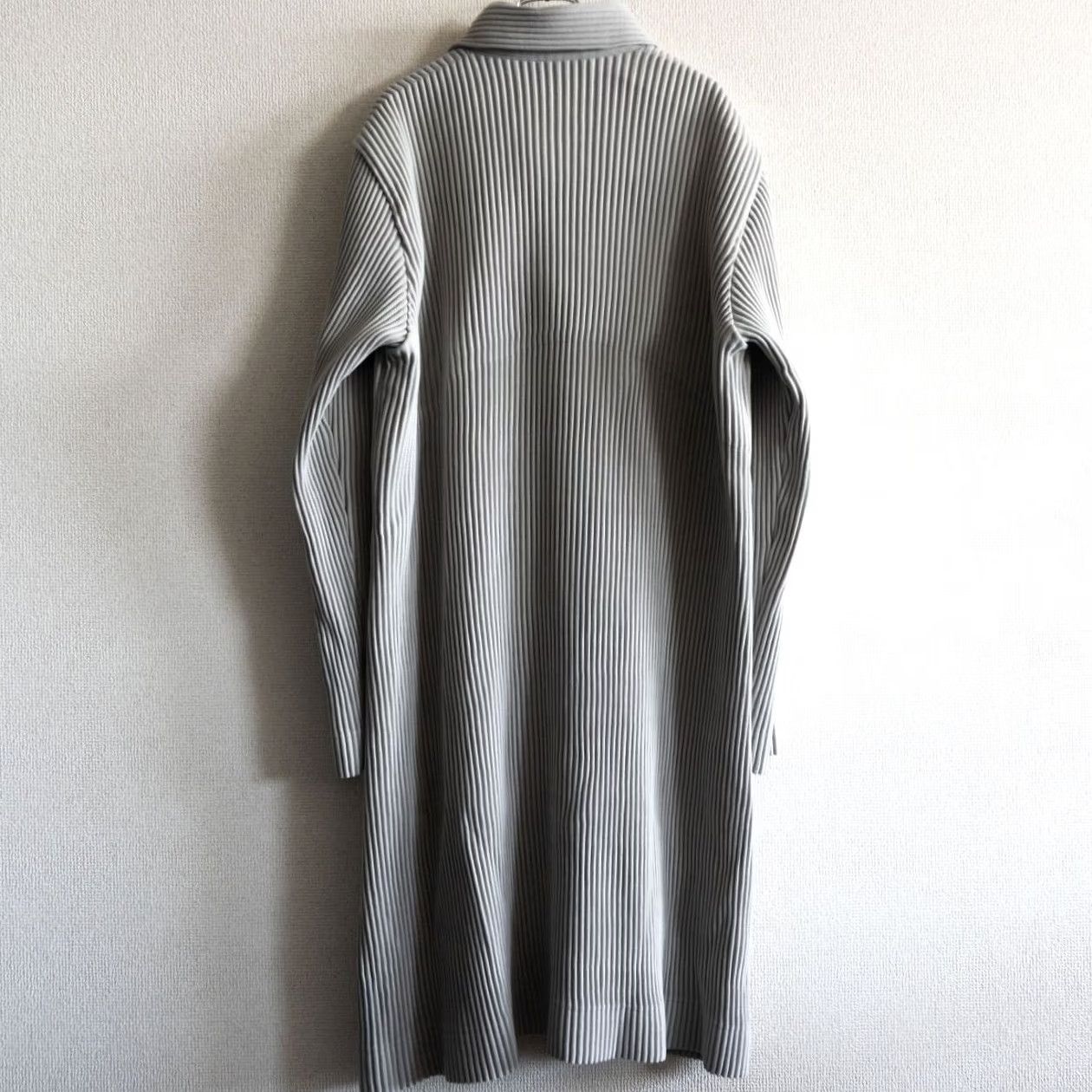 Issey Miyake ISSEY MIYAKE Pleated Coat Long Gray Men 4 Size Coat Mens Pleated ISSEY MIYAKE Size US S / EU 44-46 / 1 - 2 Thumbnail