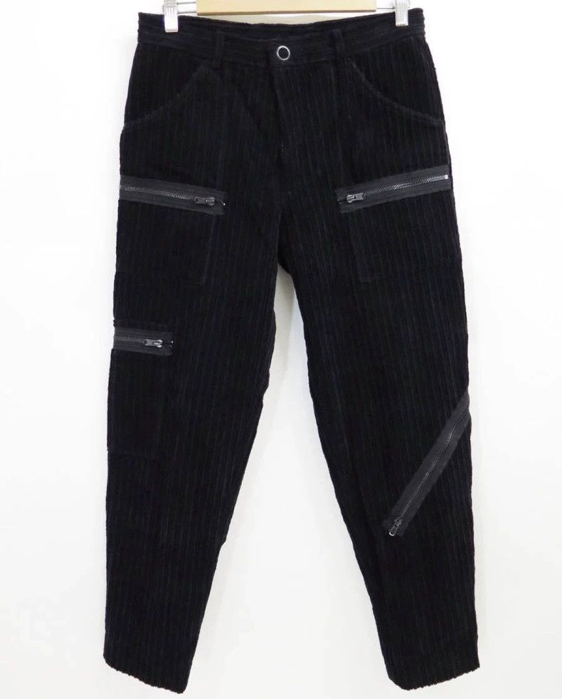 Number (N)ine Size 203 multi-zip corduroy trousers 2503-Nex
