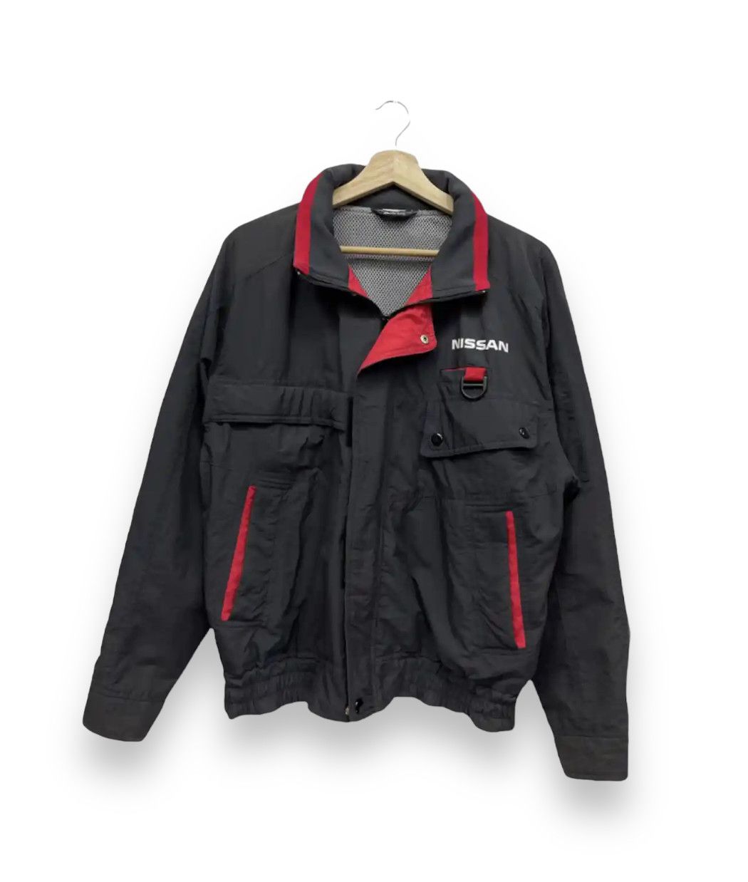 NISMO🔥Vintage NISSAN Workwear Nylon Bomber Style Jacket
