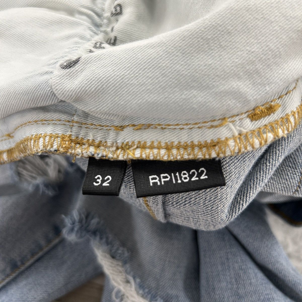 Purple Brand Purple Brand P001 P Bandanna Patch Blue Denim Size US 32 / EU 48 - 7 Thumbnail