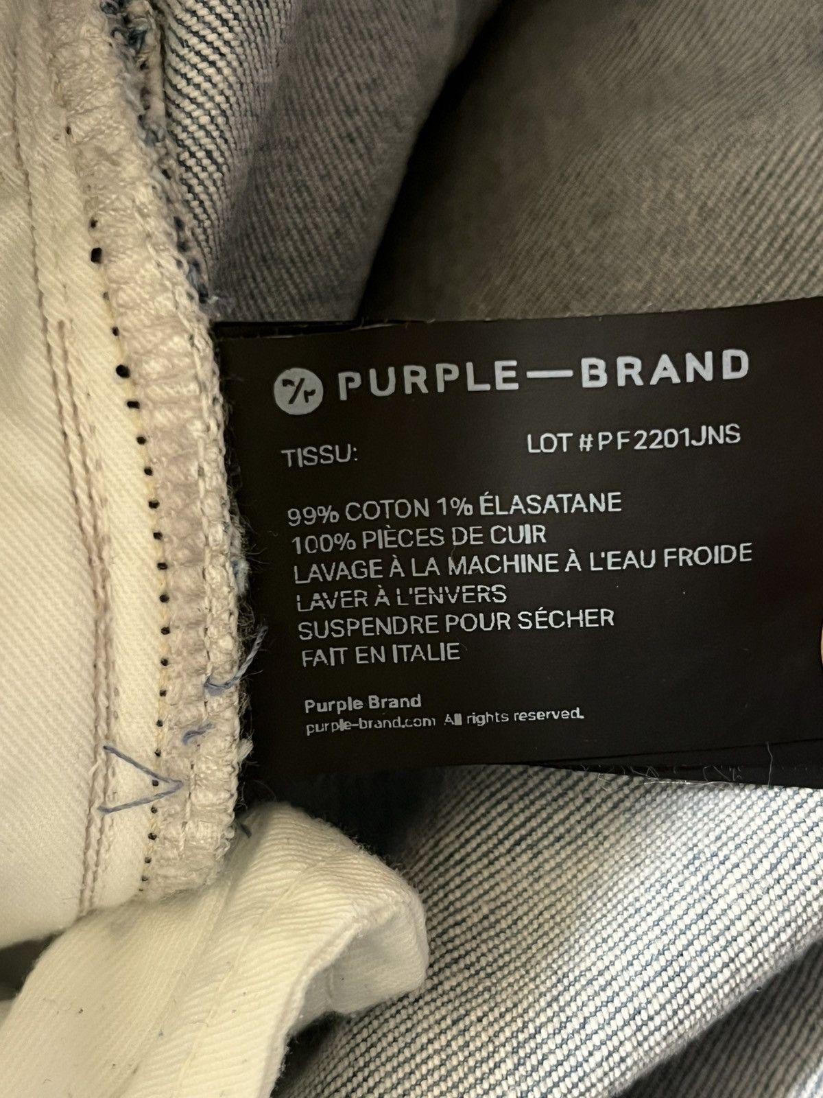 Purple Brand Purple Brand Painted Denim Limited Edition Sz 34 Size US 34 / EU 50 - 15 Thumbnail