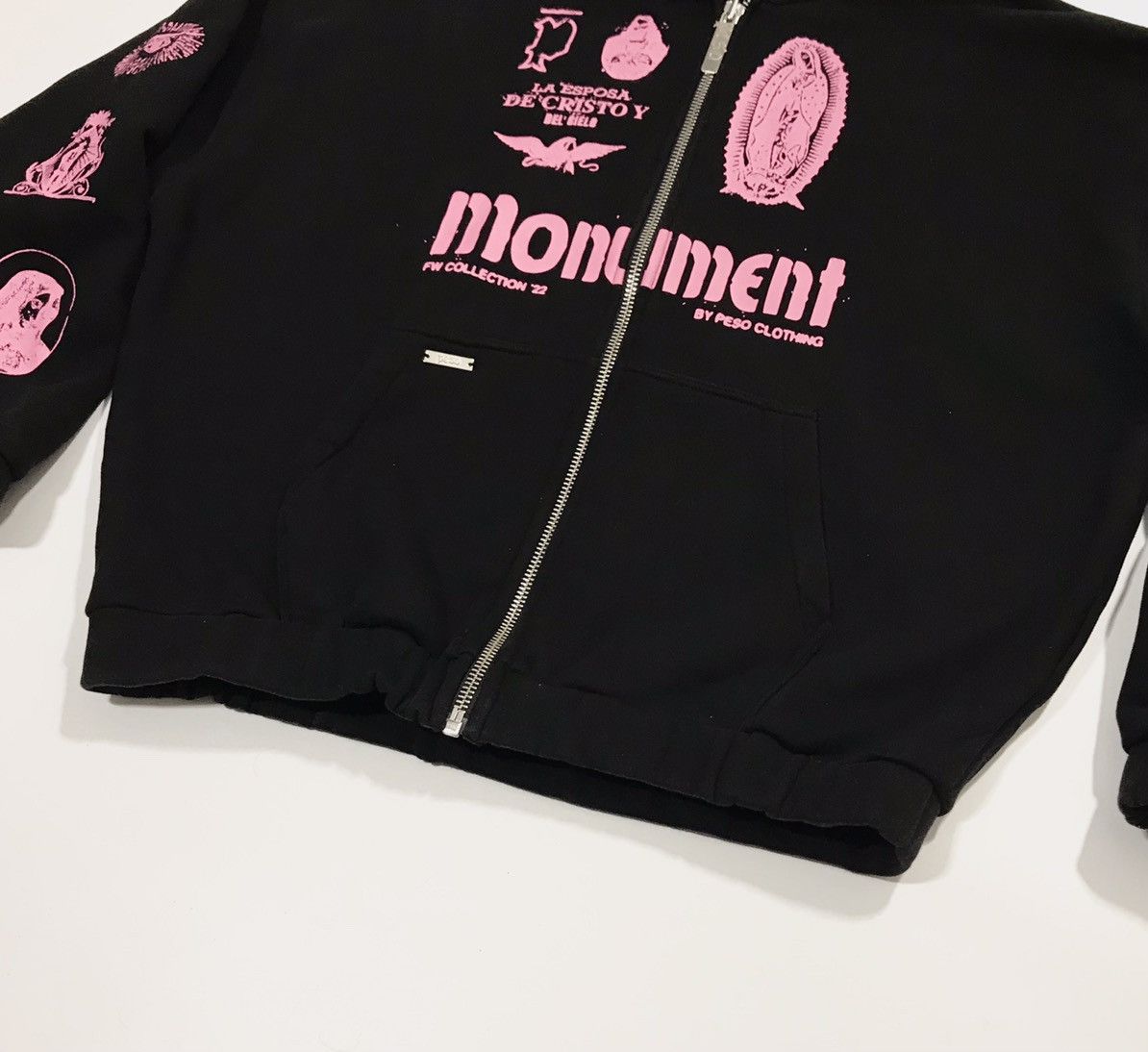 Peso Peso Monument Zip Hoodie Oversized Men's L Black Size US L / EU 52-54 / 3 - 5 Thumbnail