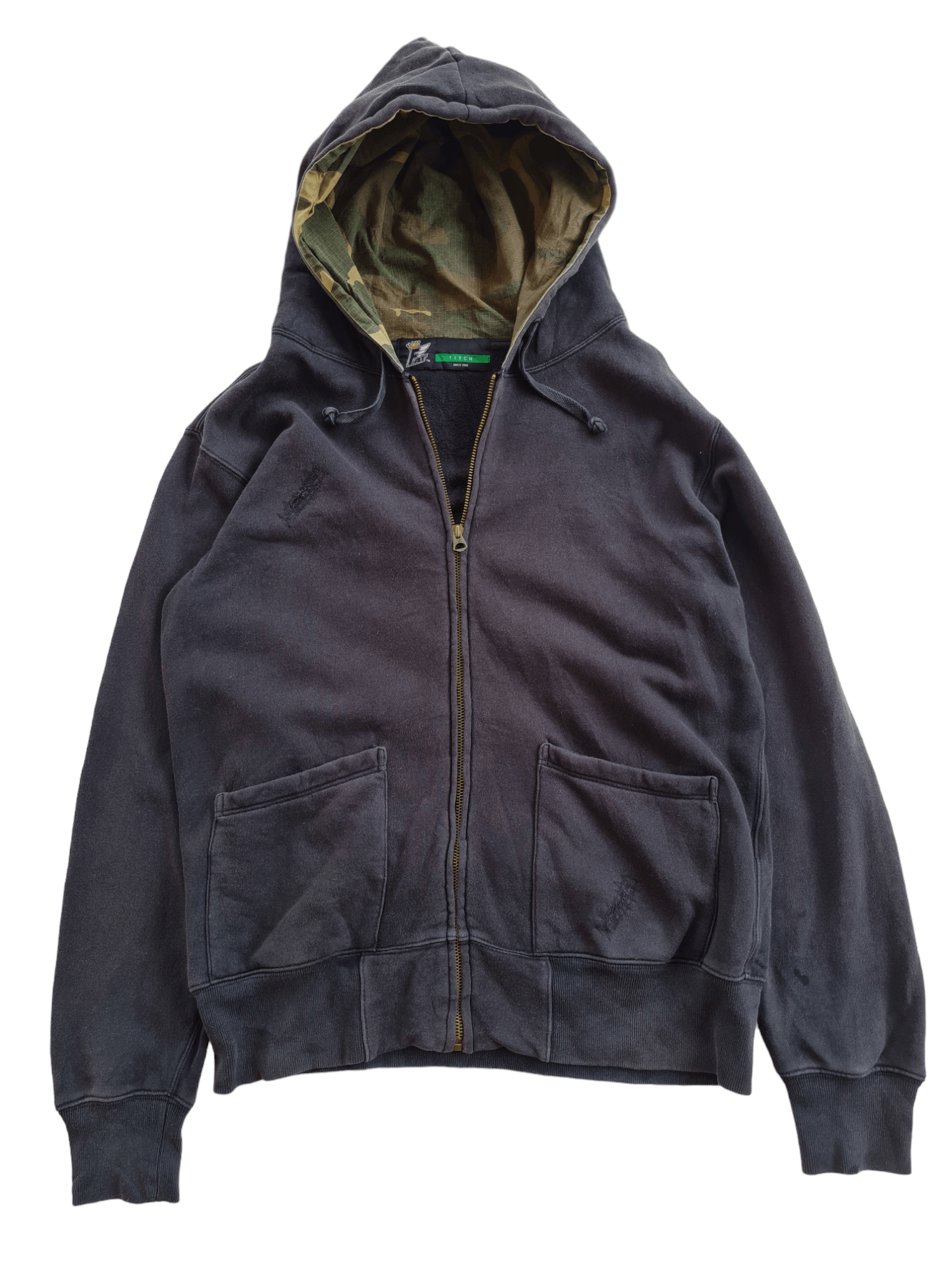 Vintage Vintage Hoodie Zipper Titch Size US M / EU 48-50 / 2 - 1 Thumbnail