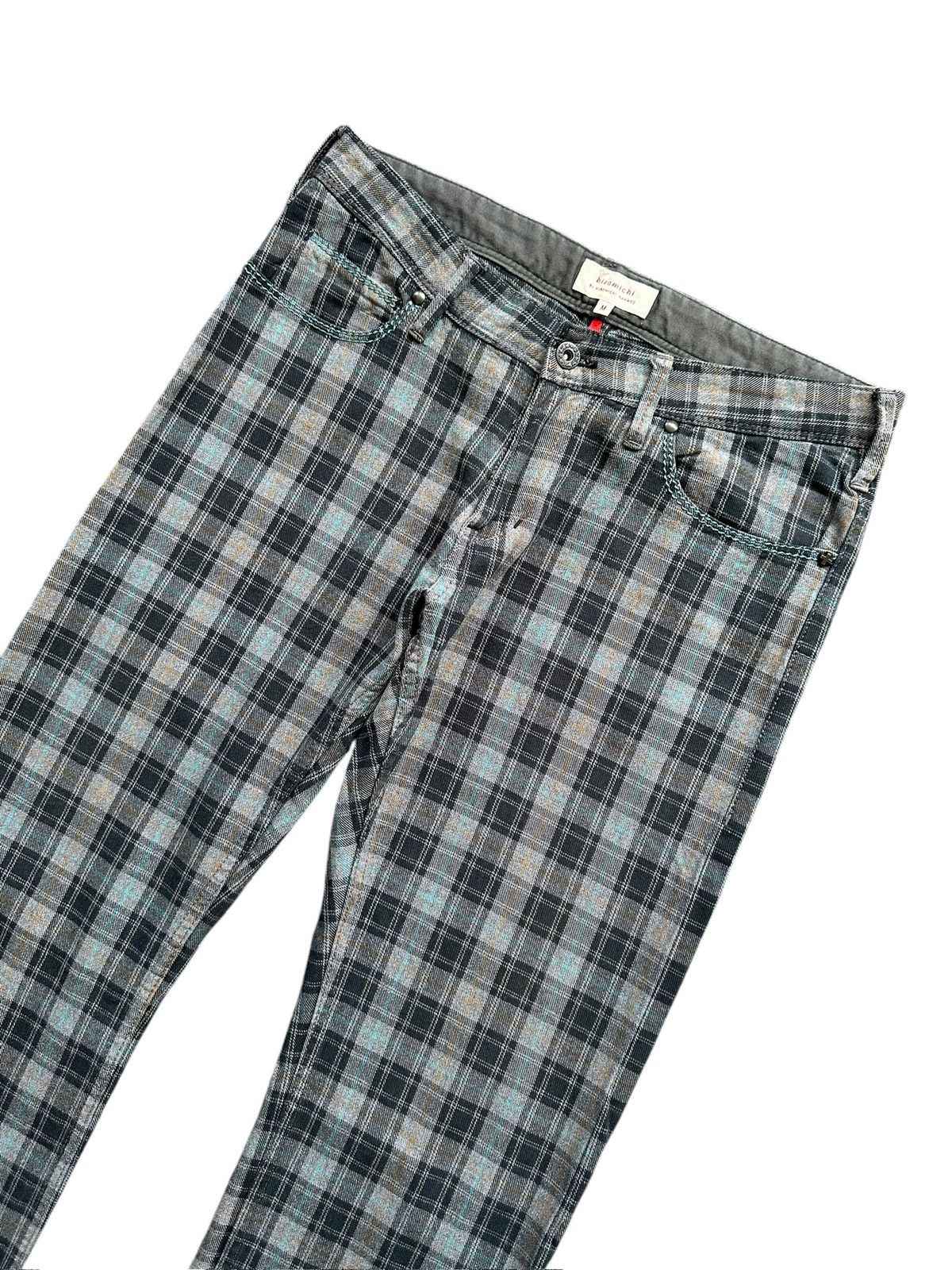 Japanese Brand 2000's Hiromichi by Hiromichi Nakano plaid pant Size US 31 - 4 Thumbnail