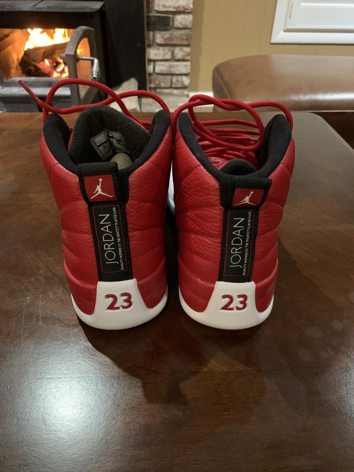 Jordan Brand Jordan 12 Retro gym Redd/White Size US 10 / EU 43 - 3 Thumbnail
