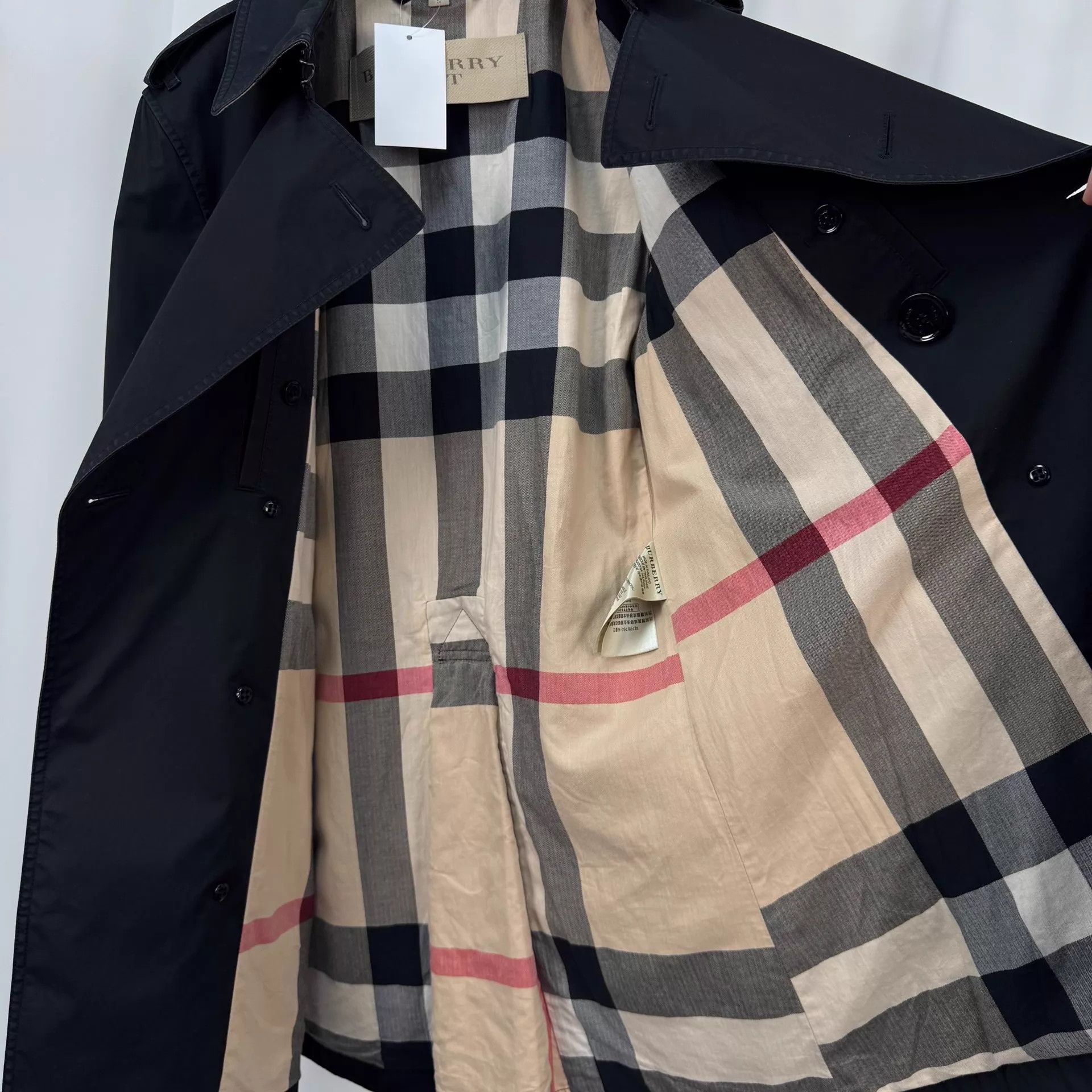 Burberry Burberry DB Trench S 98 New Check Lining Size US S / EU 44-46 / 1 - 5 Thumbnail