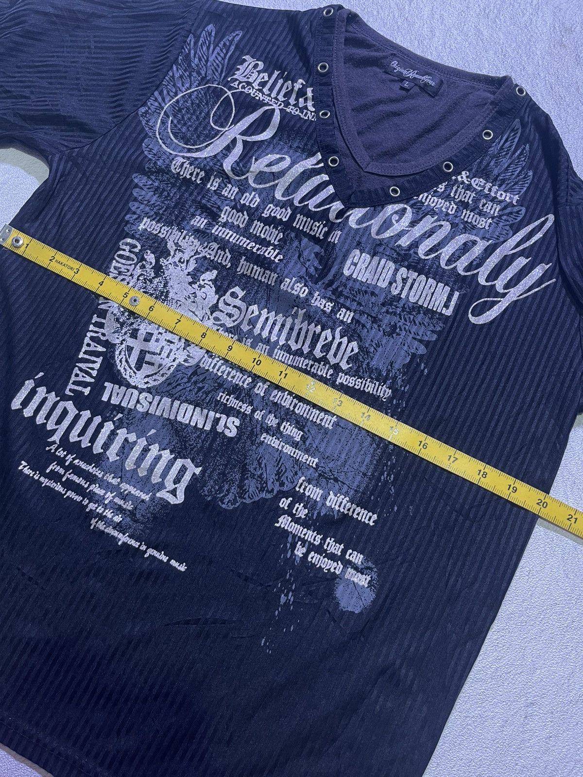 Japanese Brand Y2K ORIGINAL REMAHGEAR long sleeve tshirt Size US M / EU 48-50 / 2 - 8 Thumbnail