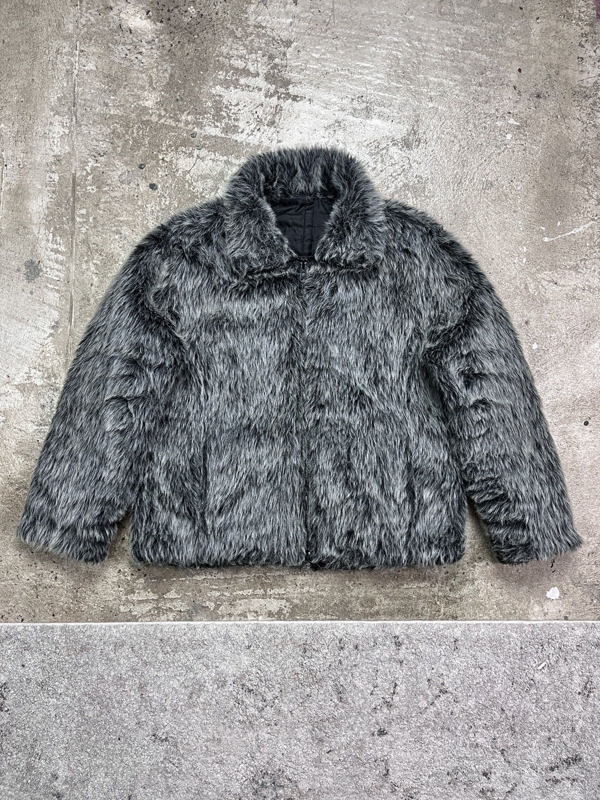 Vintage 2000s BOXY CHEWBACCA TEDDY SHERPA ECO FUR COAT JACKET № 2251 Size US L / EU 52-54 / 3 - 1 Thumbnail