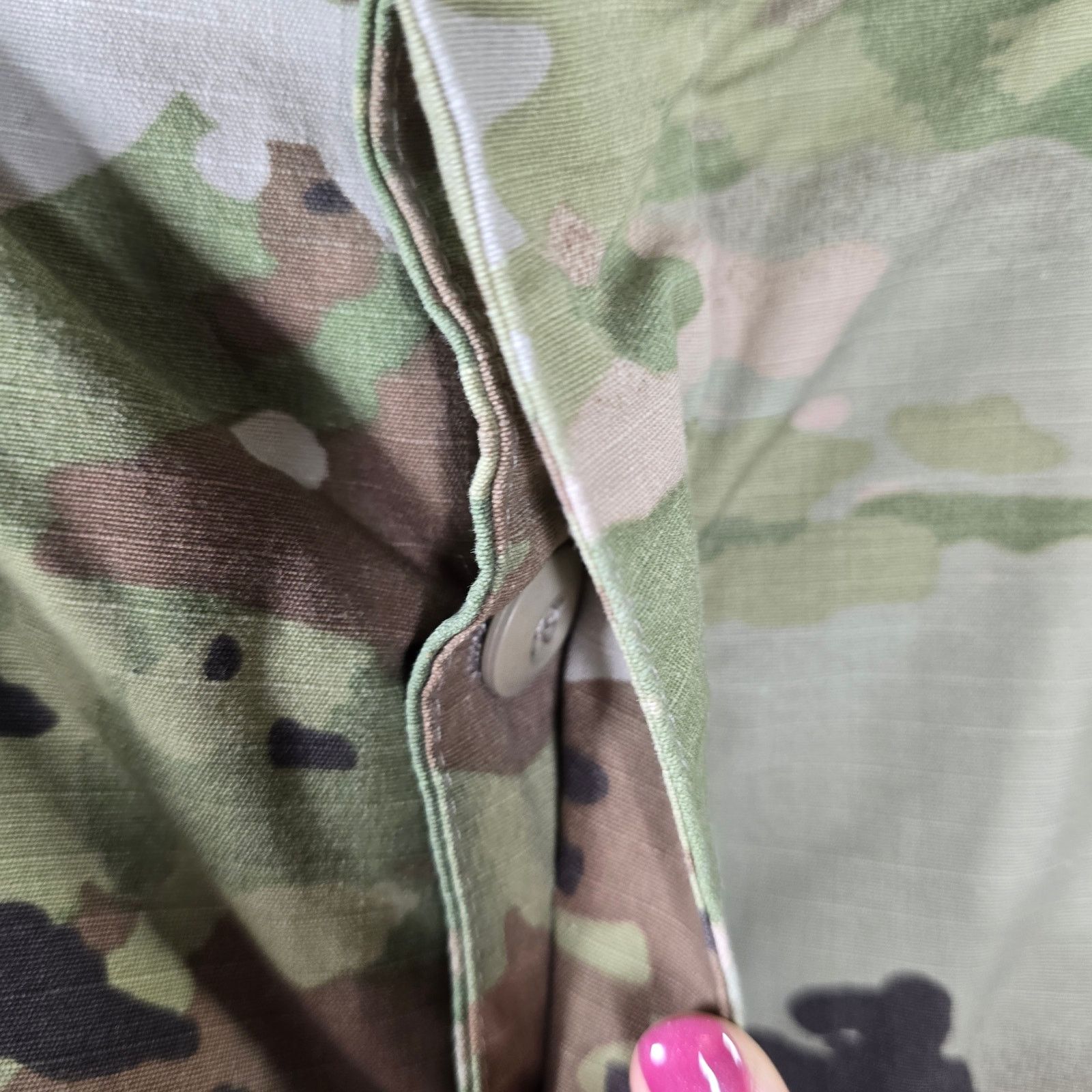 Other Green Camo Cargo Army Combat Uniform Pants Medium Regular Size US 33 - 5 Thumbnail