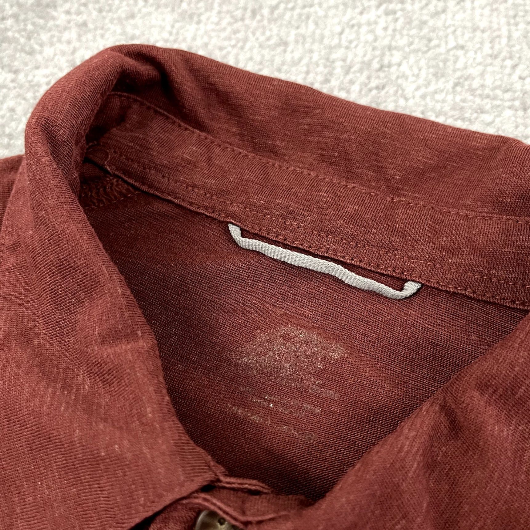 Eastern Mountain Sports EASTERN MOUNTAIN SPORTS Polo Shirt Mens Large Red Wool Blend Hiking Short Sleeve Shirt Size US L / EU 52-54 / 3 - 2 Thumbnail