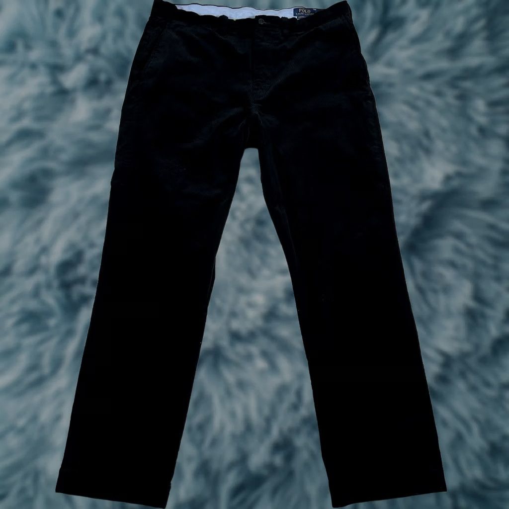 Polo Ralph Lauren VINTAGE Polo Ralph Lauren Corduroy Pants Men’s 34x32 Black Cords Trousers Preppy Size US S / EU 44-46 / 1 - 1 Thumbnail