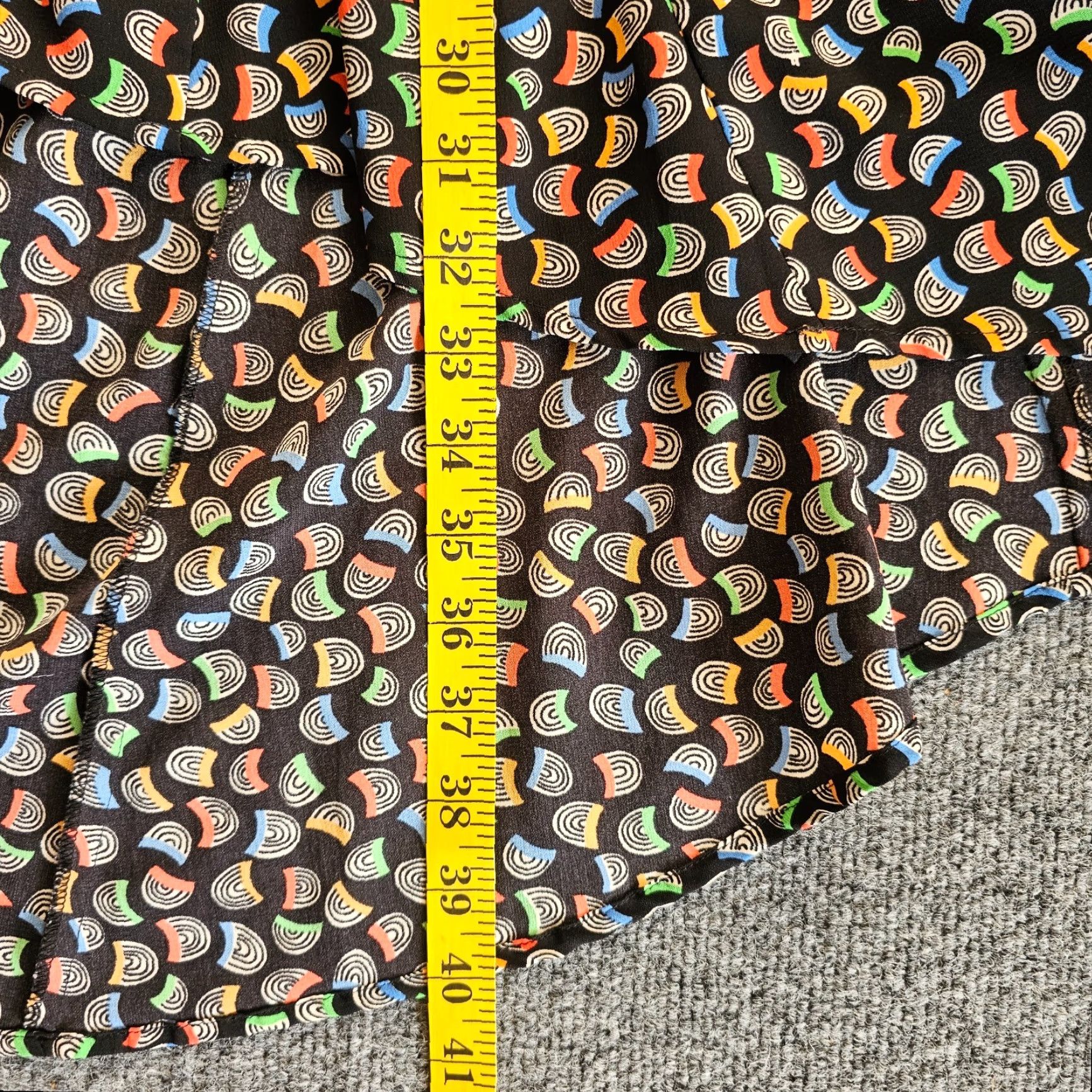 Anthropologie VINTAGE Anthropologie Dress Women Small Black The Doors Jim Morrison Psychedelic Threads Size S / US 4 / IT 40 - 6 Thumbnail