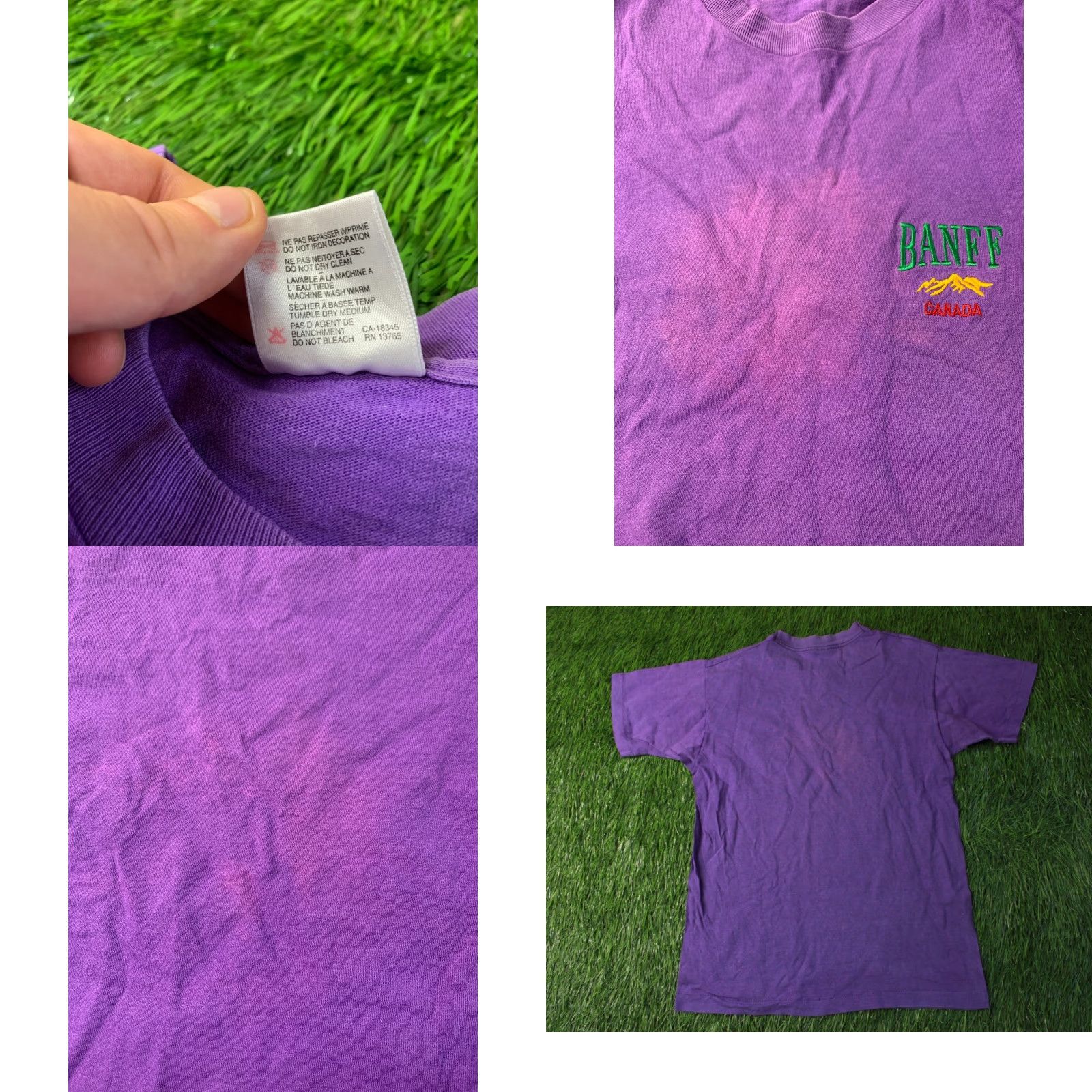 Fruit Of The Loom BANFF CANADA BANFF Canada VTG 80'S SHIRT JERSEY FRUIT OF THE LOOM SIZE M Violet Mens Shirt 80s Banff Canada Vintage Shirt Size US M / EU 48-50 / 2 - 8 Thumbnail